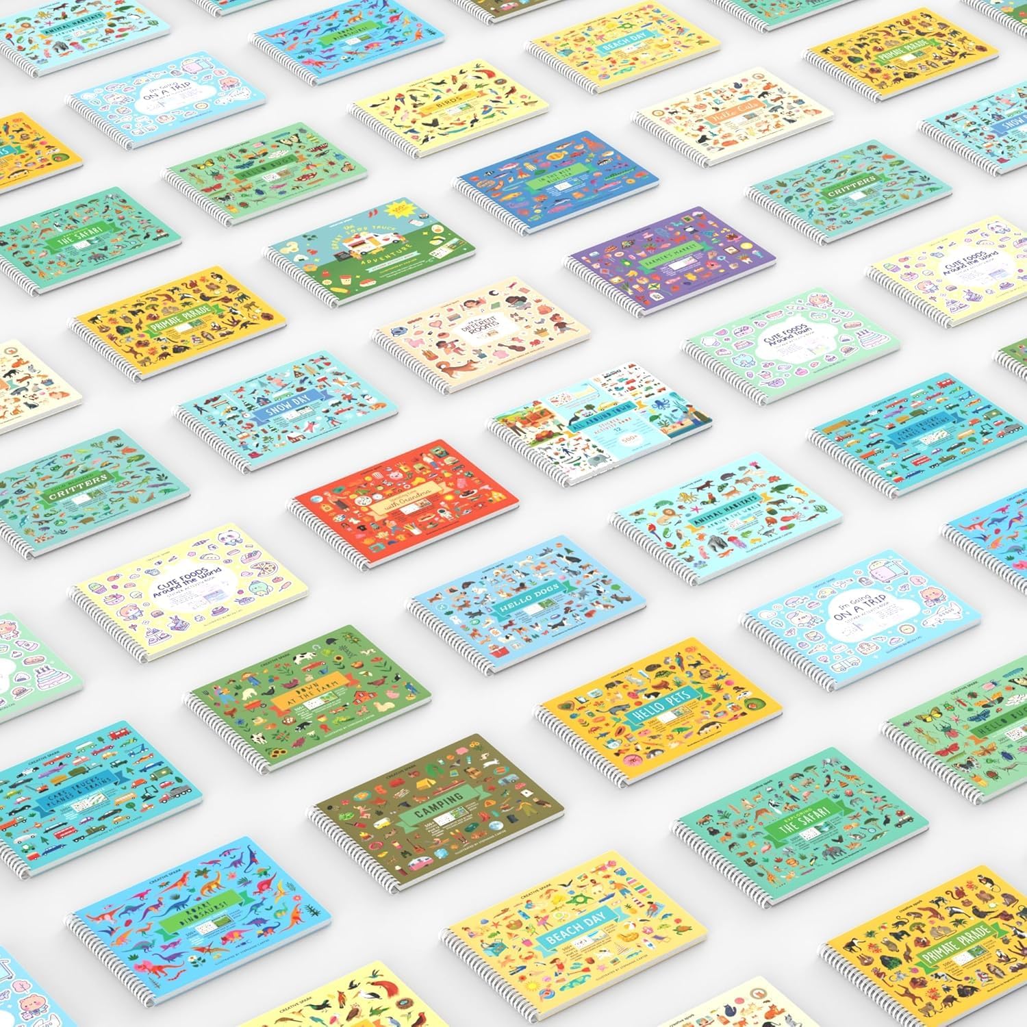 LIBRO DE ACTIVIDADES CUPKIN MONKEY COLORING Y STICKER CON 500+ STICKERS - 4