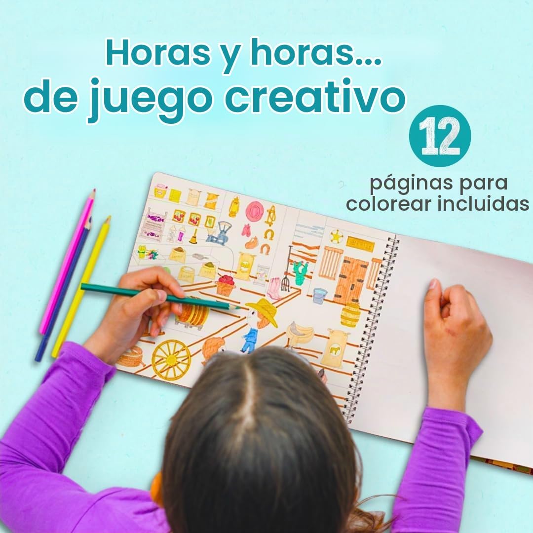 LIBRO DE STICKERS Y COLOREAR CUPKIN UN DÍA EN EL MUSEO CON 500+ STICKERS - 5
