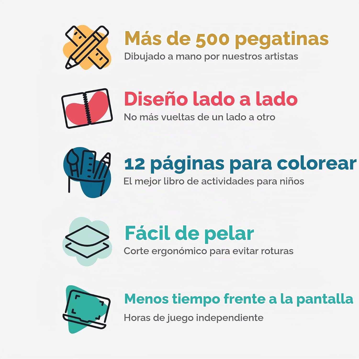 LIBRO DE ACTIVIDADES CUPKIN INTO THE FOREST CON STICKERS Y PÁGINAS PARA COLOREAR - 3