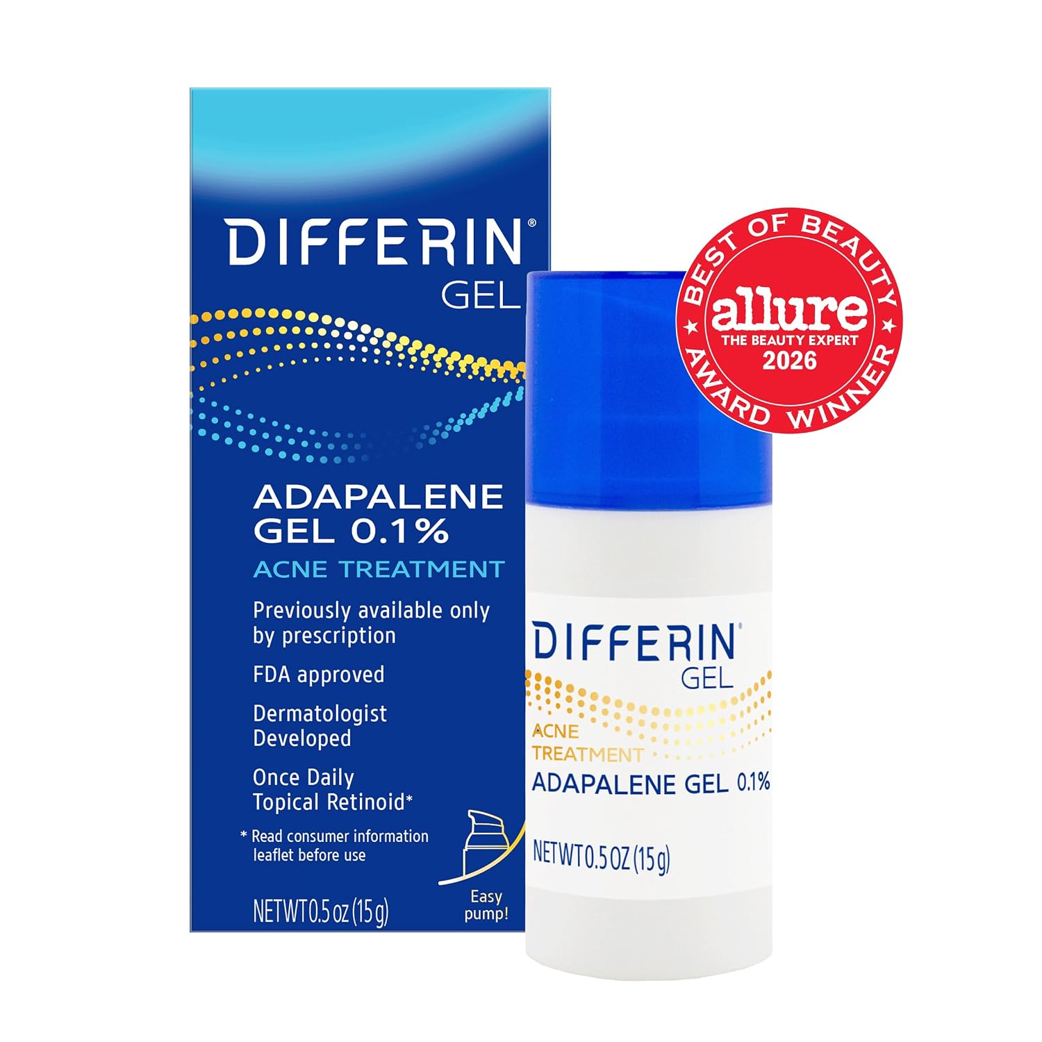 DIFFERIN GEL TRATAMIENTO ANTIACNÉ RETINOID 0.1% ADAPALENE 15G - 2
