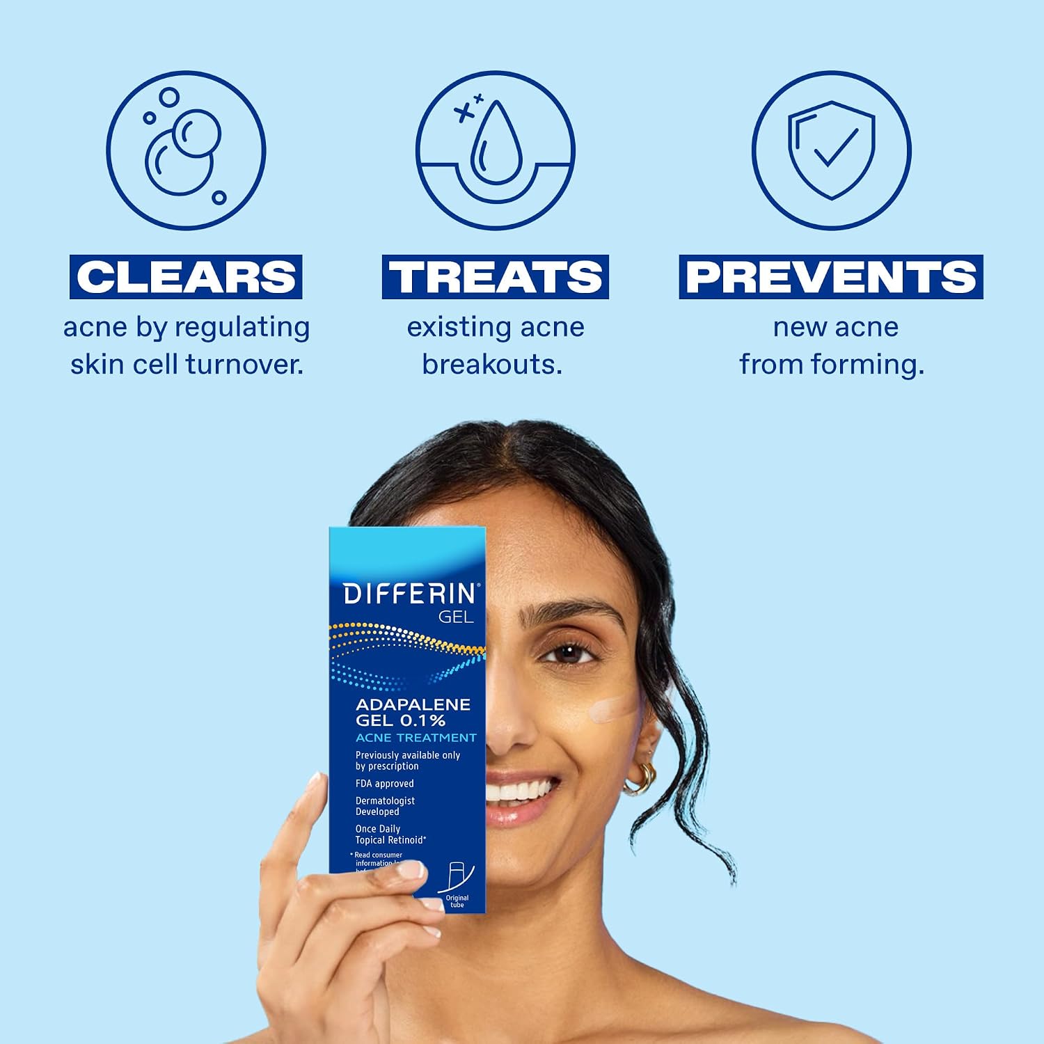 DIFFERIN GEL TRATAMIENTO ANTIACNÉ RETINOID 0.1% ADAPALENE 15G - 4