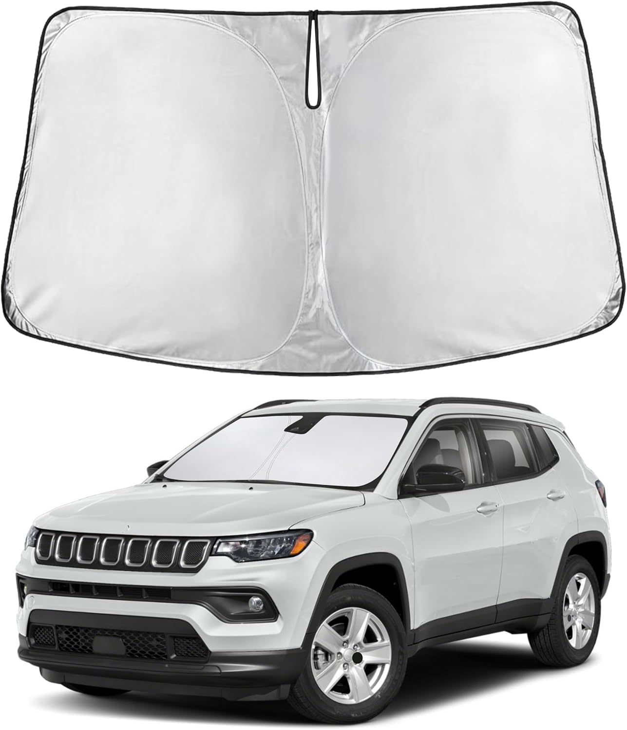PARASOL PARA PARABRISAS ECONOUR COMPATIBLE CON JEEP COMPASS 2017-2025 - 1