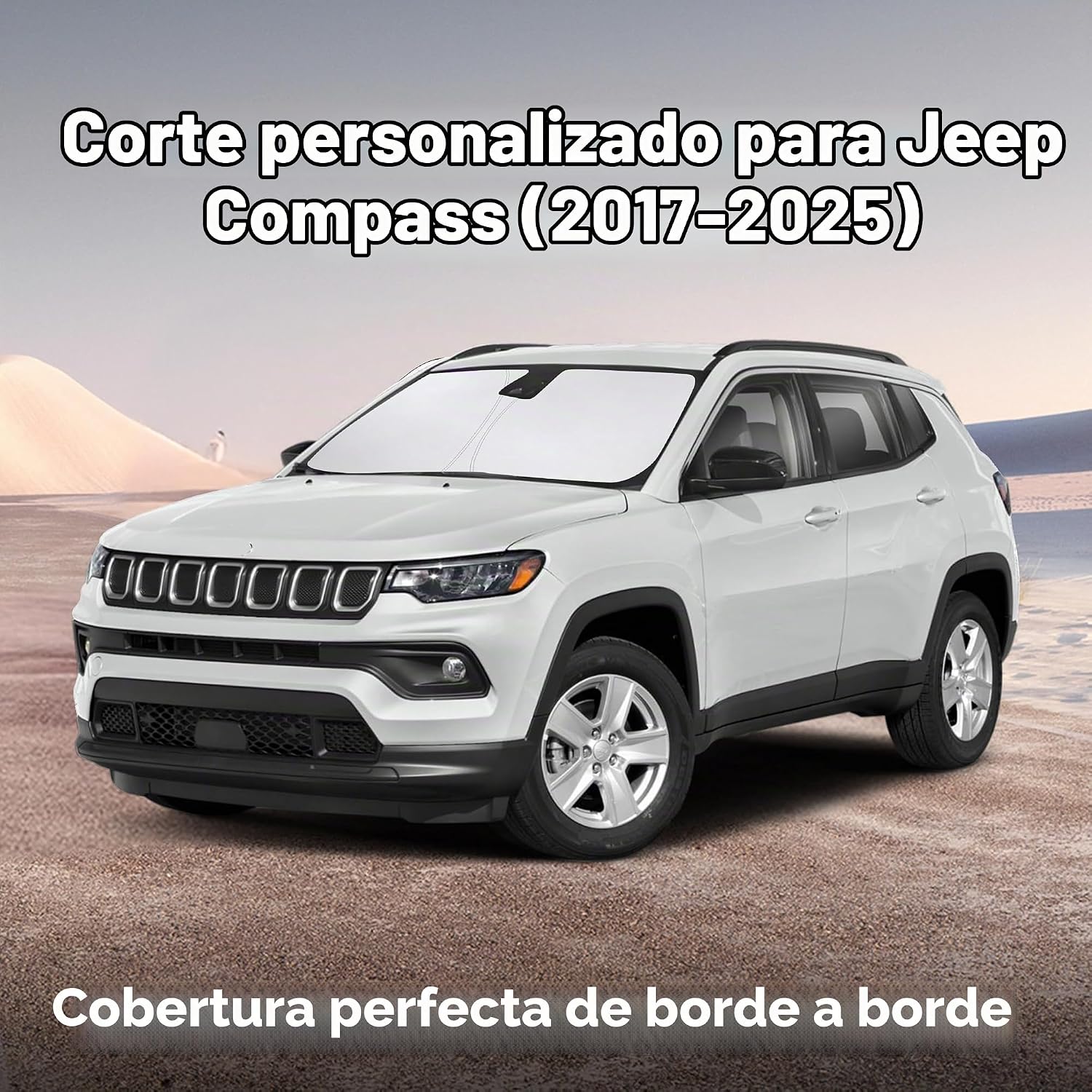 PARASOL PARA PARABRISAS ECONOUR COMPATIBLE CON JEEP COMPASS 2017-2025 - 2