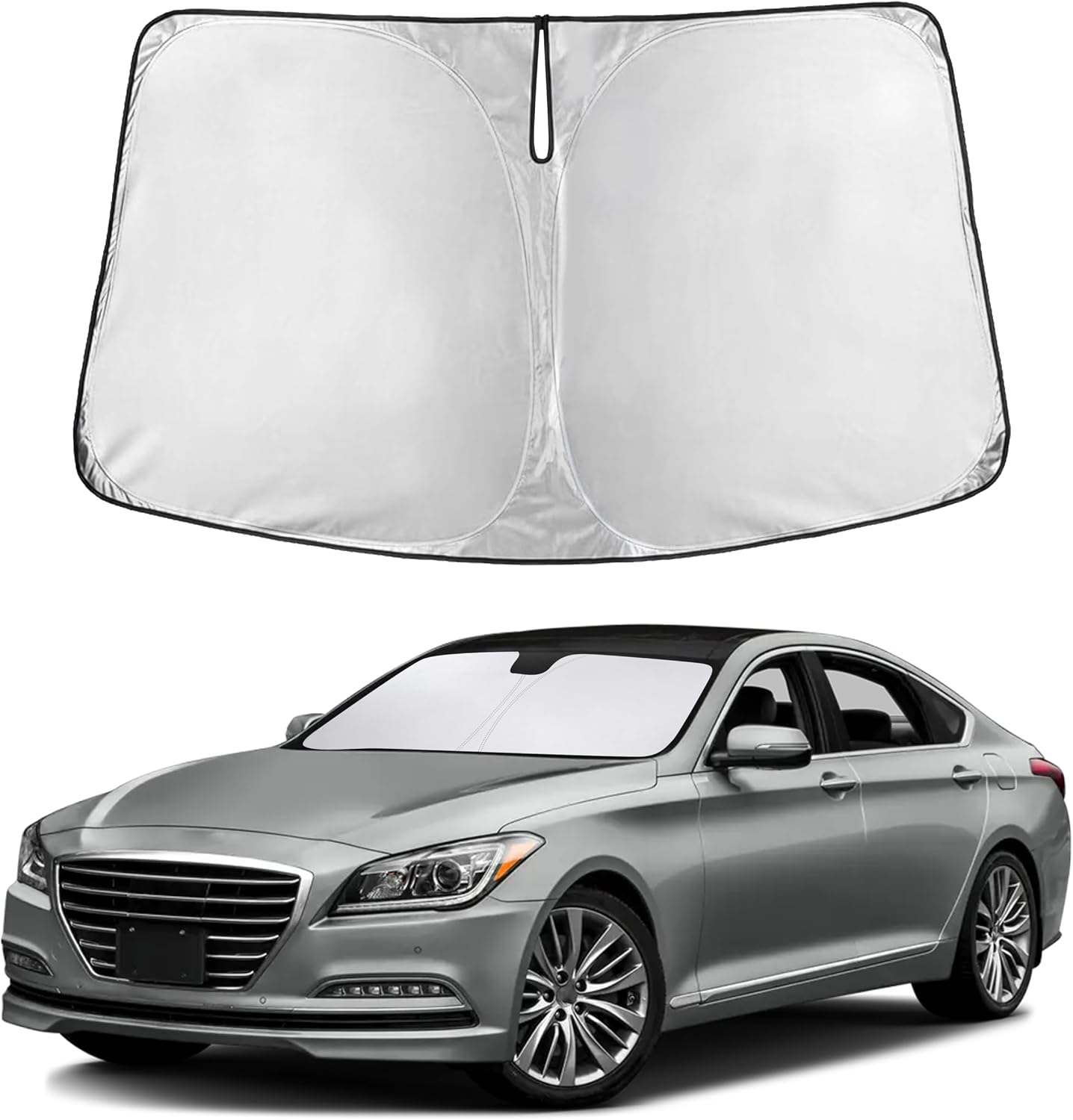 PARASOL PARA PARABRISAS ECONOUR COMPATIBLE CON HYUNDAI GENESIS 2015-2016 - 1