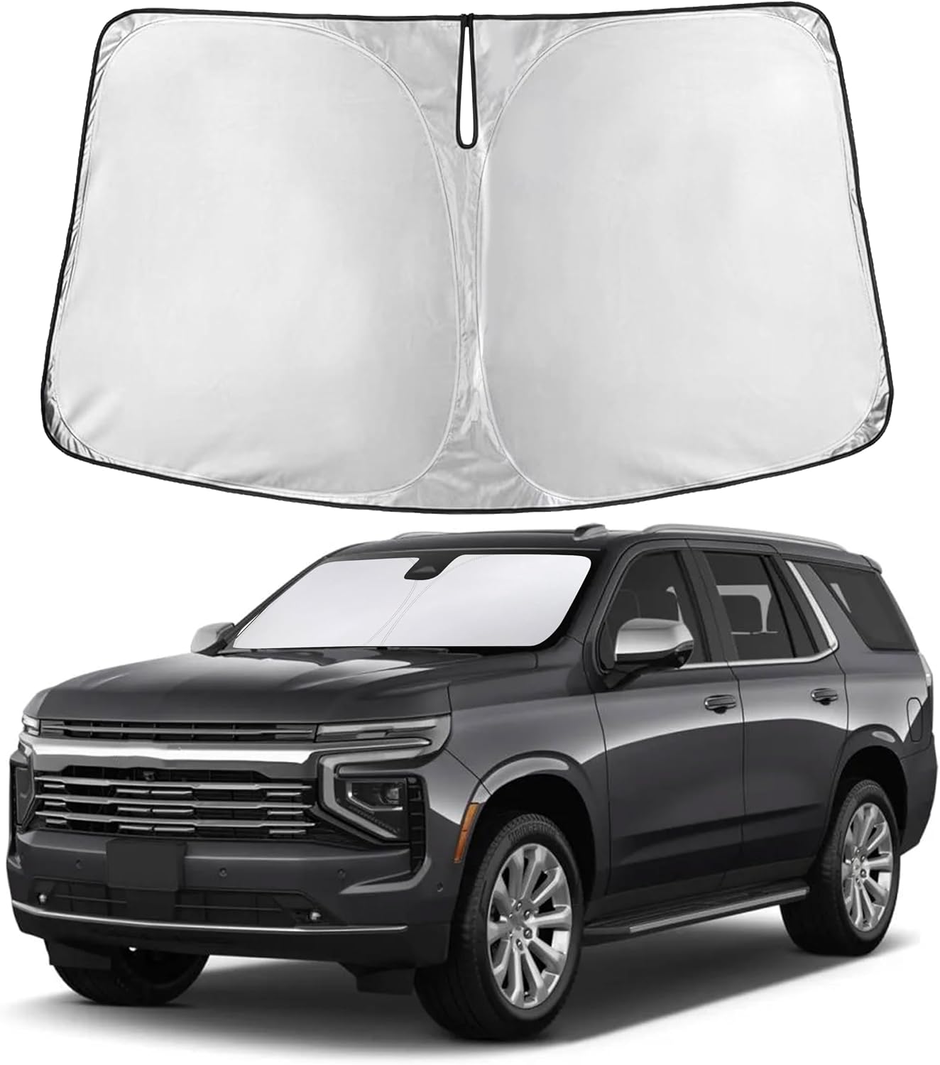 PARASOL PARA PARABRISAS ECONOUR COMPATIBLE CON CHEVROLET TAHOE 2021-2026 - 1