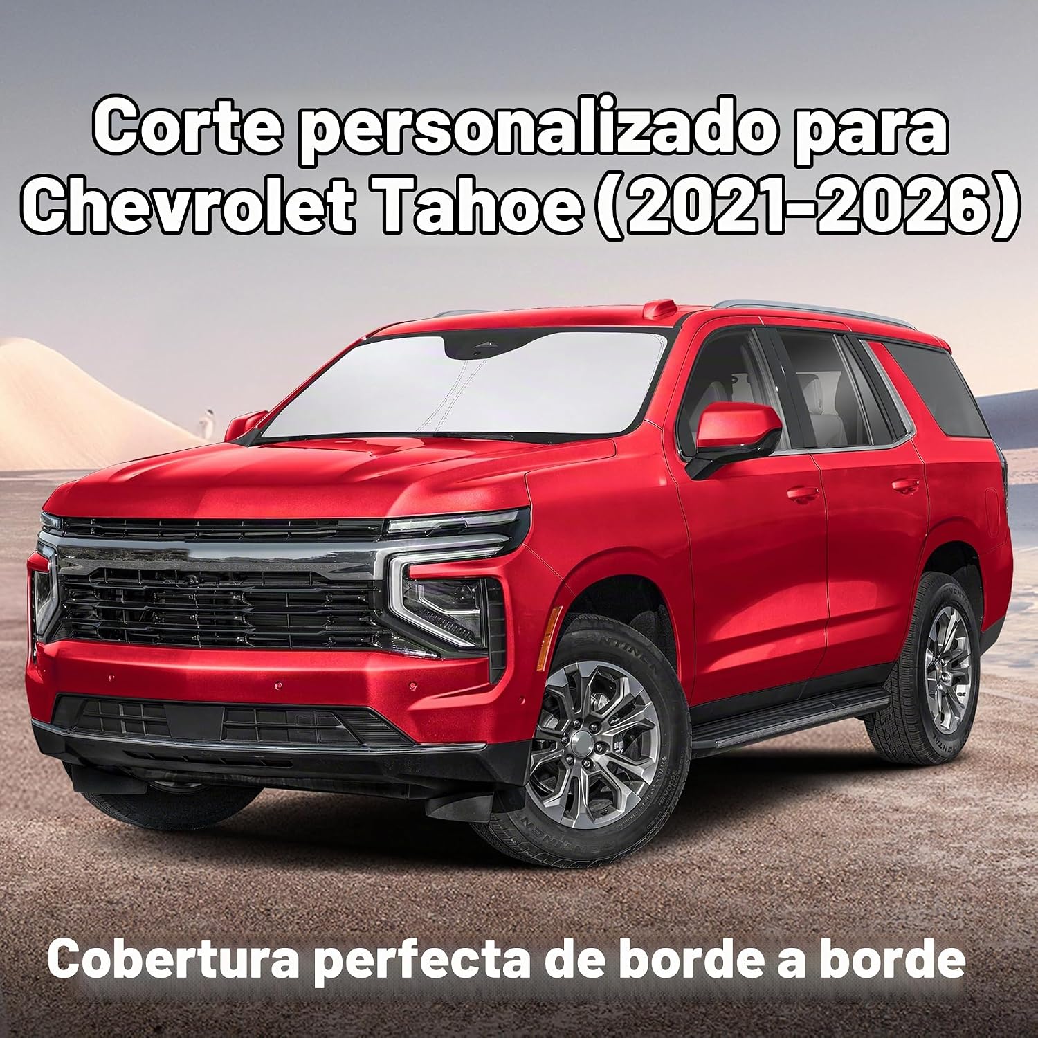 PARASOL PARA PARABRISAS ECONOUR COMPATIBLE CON CHEVROLET TAHOE 2021-2026 - 2