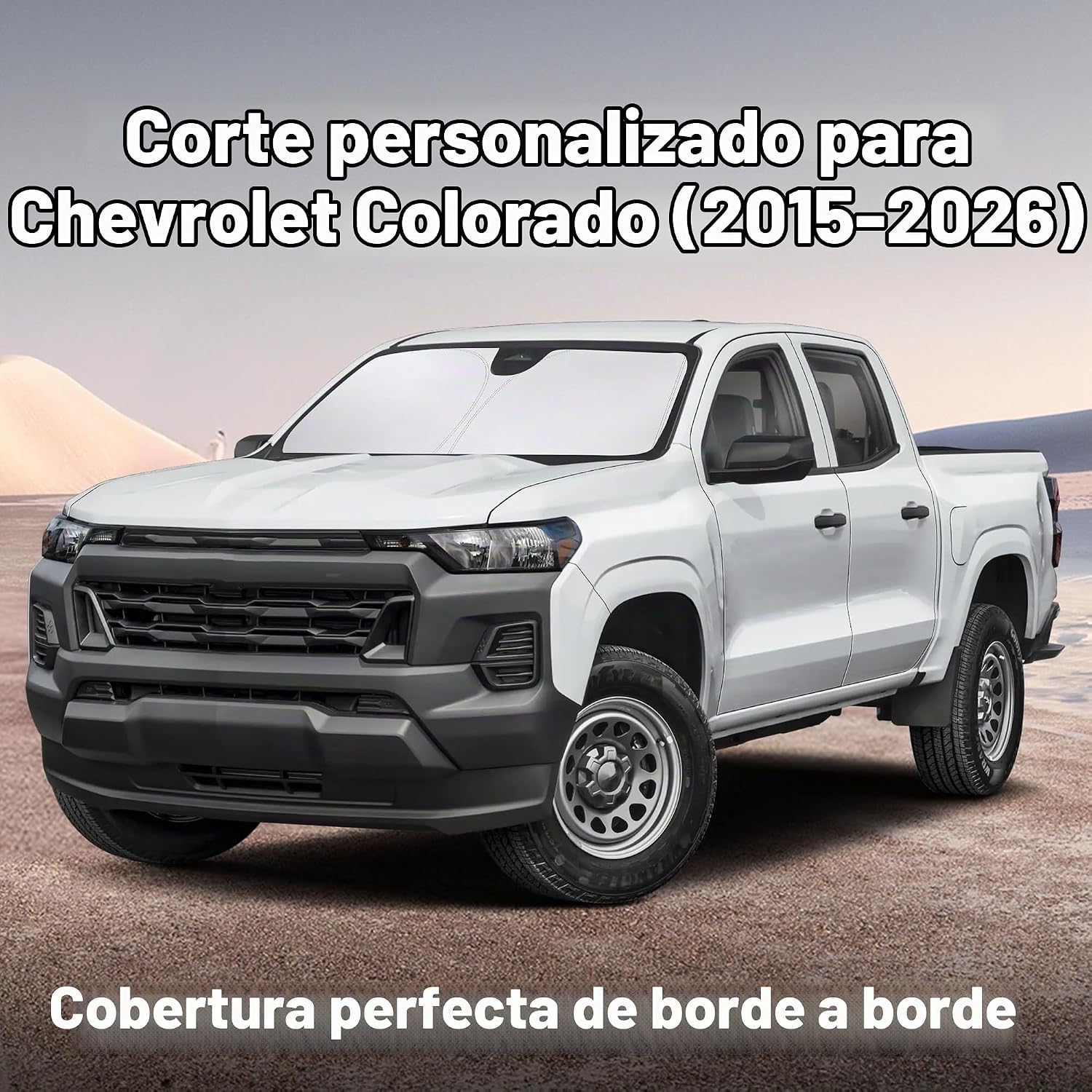 PARASOL PARA PARABRISAS ECONOUR COMPATIBLE CON CHEVROLET COLORADO 2015-2026 - 2