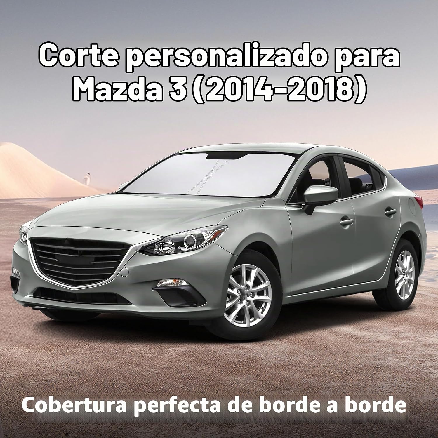 PARASOL PARA PARABRISAS ECONOUR COMPATIBLE CON MAZDA 3 2014-2018 - 2