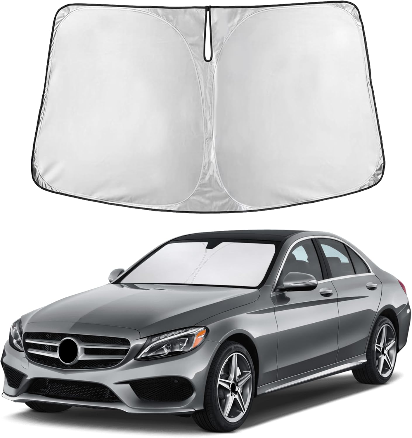 PARASOL PARA PARABRISAS ECONOUR COMPATIBLE CON MERCEDES BENZ CLASE S 2015-2025 - 1