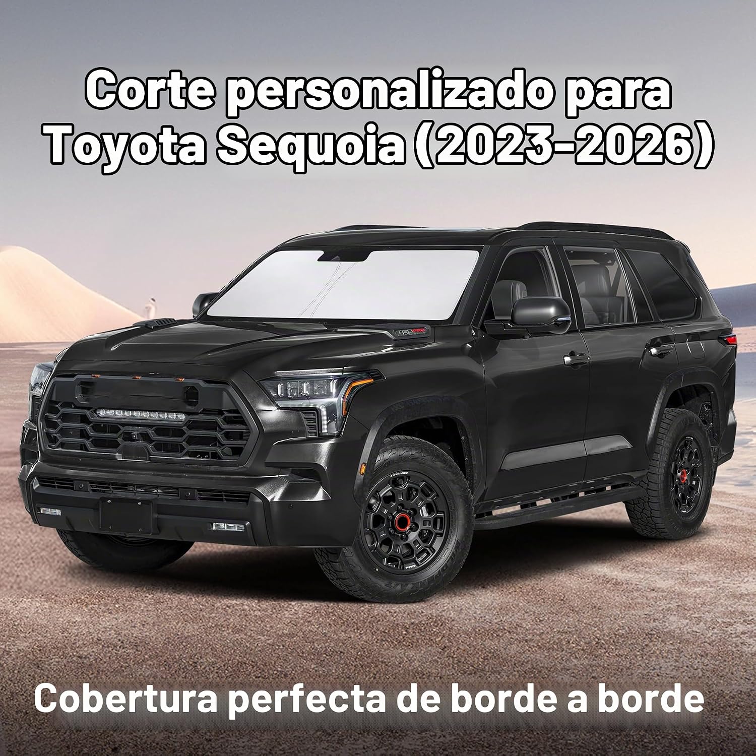 PARASOL PARA PARABRISAS ECONOUR COMPATIBLE CON TOYOTA SEQUOIA 2023-2026 - 2