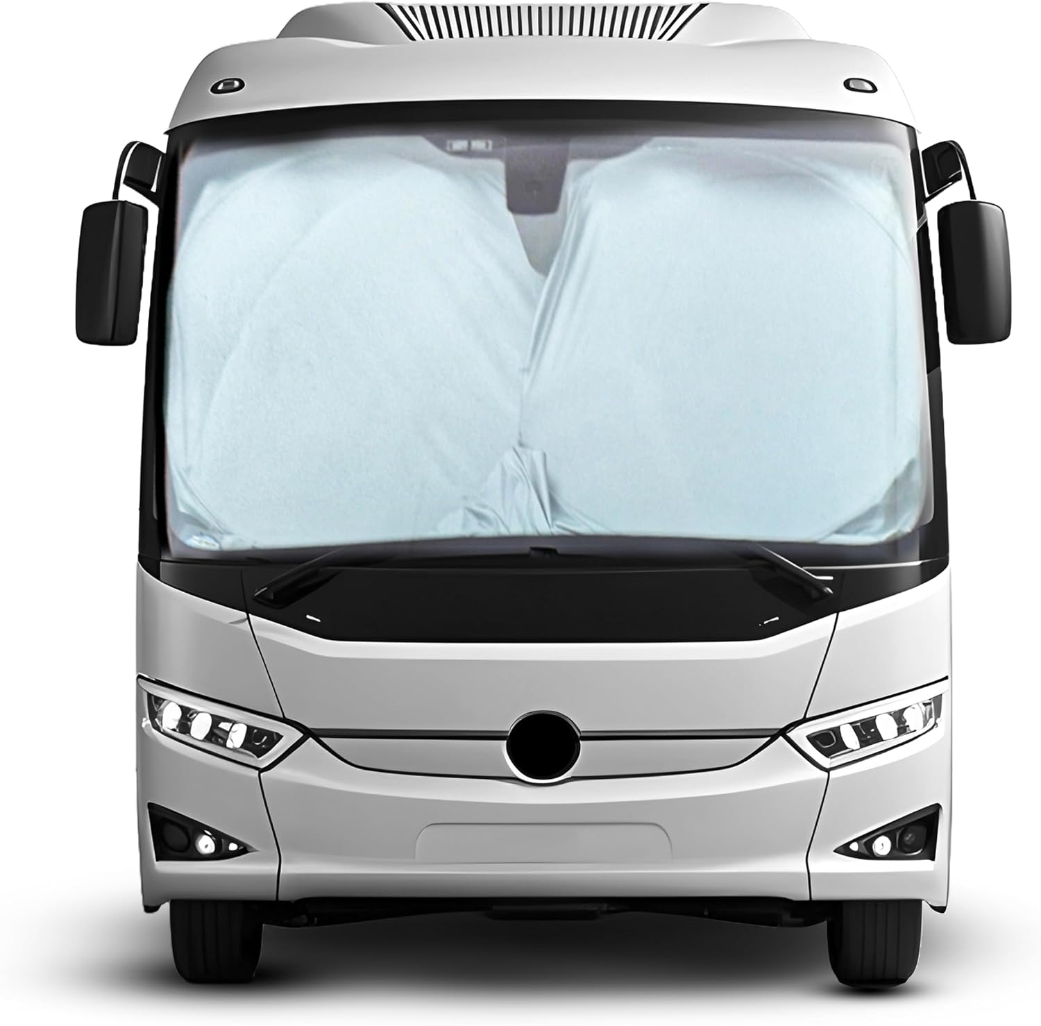 PARASOL PARA PARABRISAS ECONOUR PLEGABLE PARA AUTOCARAVANAS Y MOTORHOMES 102 X 51 PULGADAS - 1