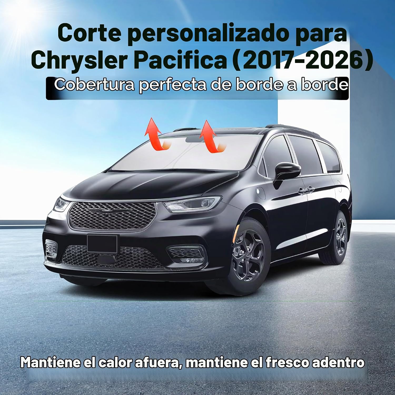 PARASOL PARA PARABRISAS ECONOUR CHRYSLER PACIFICA 2017-2026 - 2