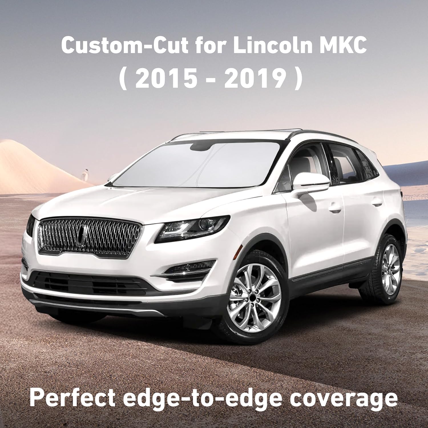 PARASOL PARA PARABRISAS ECONOUR COMPATIBLE CON LINCOLN MKC 2015-2019 - 2