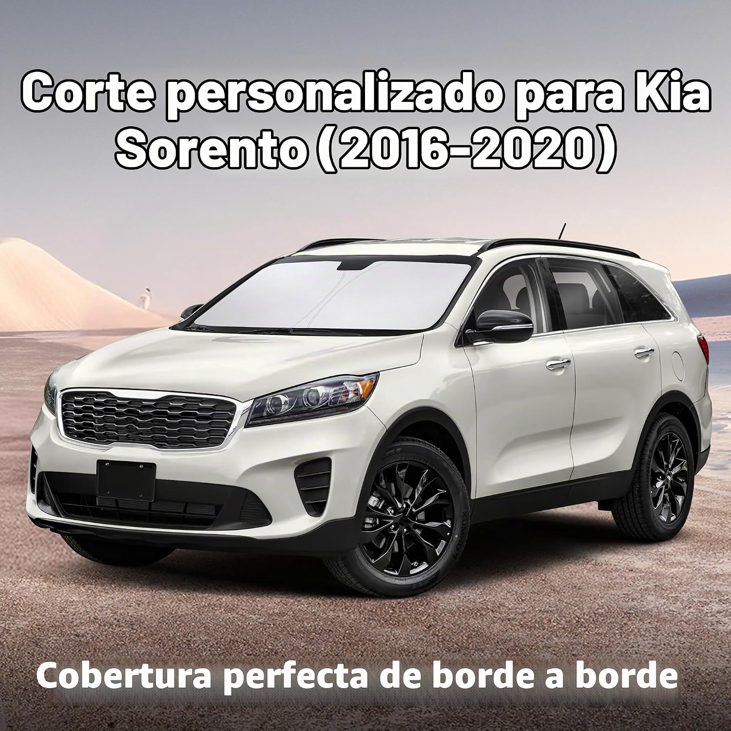 PARASOL PARA PARABRISAS ECONOUR COMPATIBLE CON KIA SORENTO 2016-2020 - 2