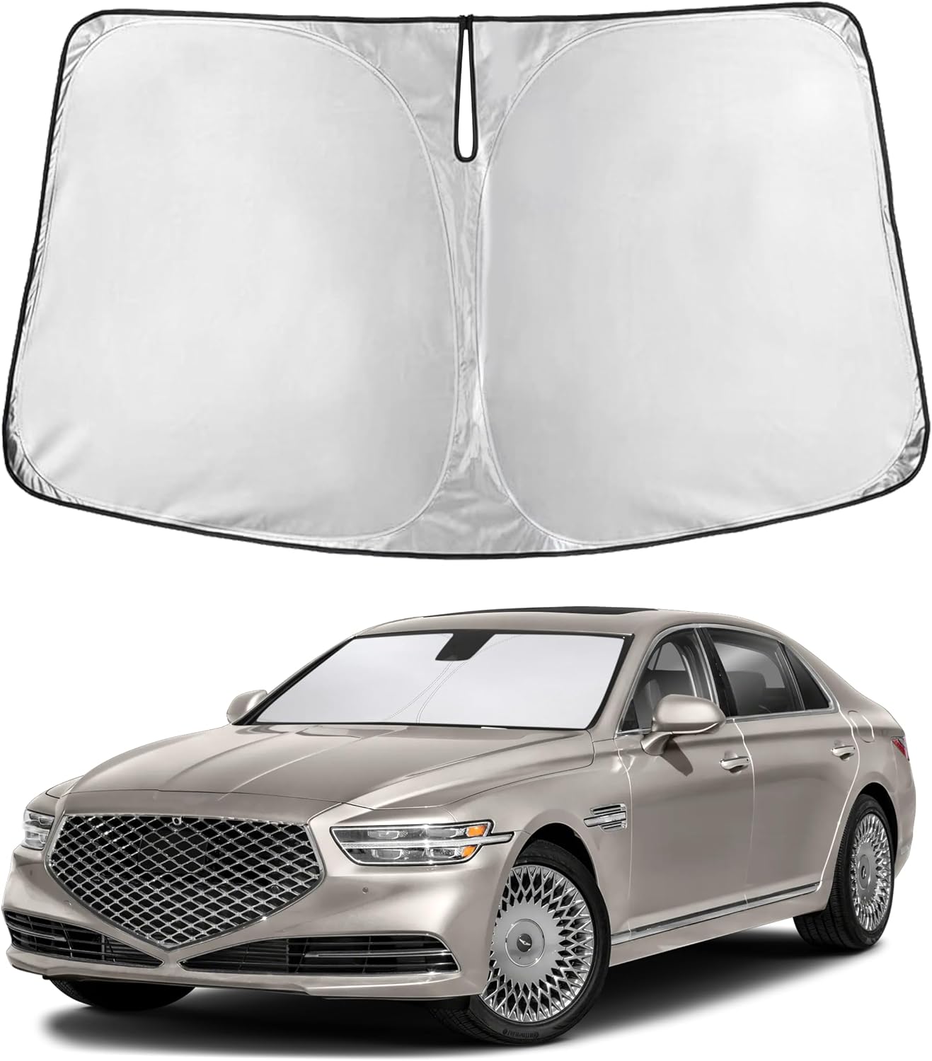 PARASOL PARA PARABRISAS ECONOUR COMPATIBLE CON GENESIS G90 2017-2022 - 1