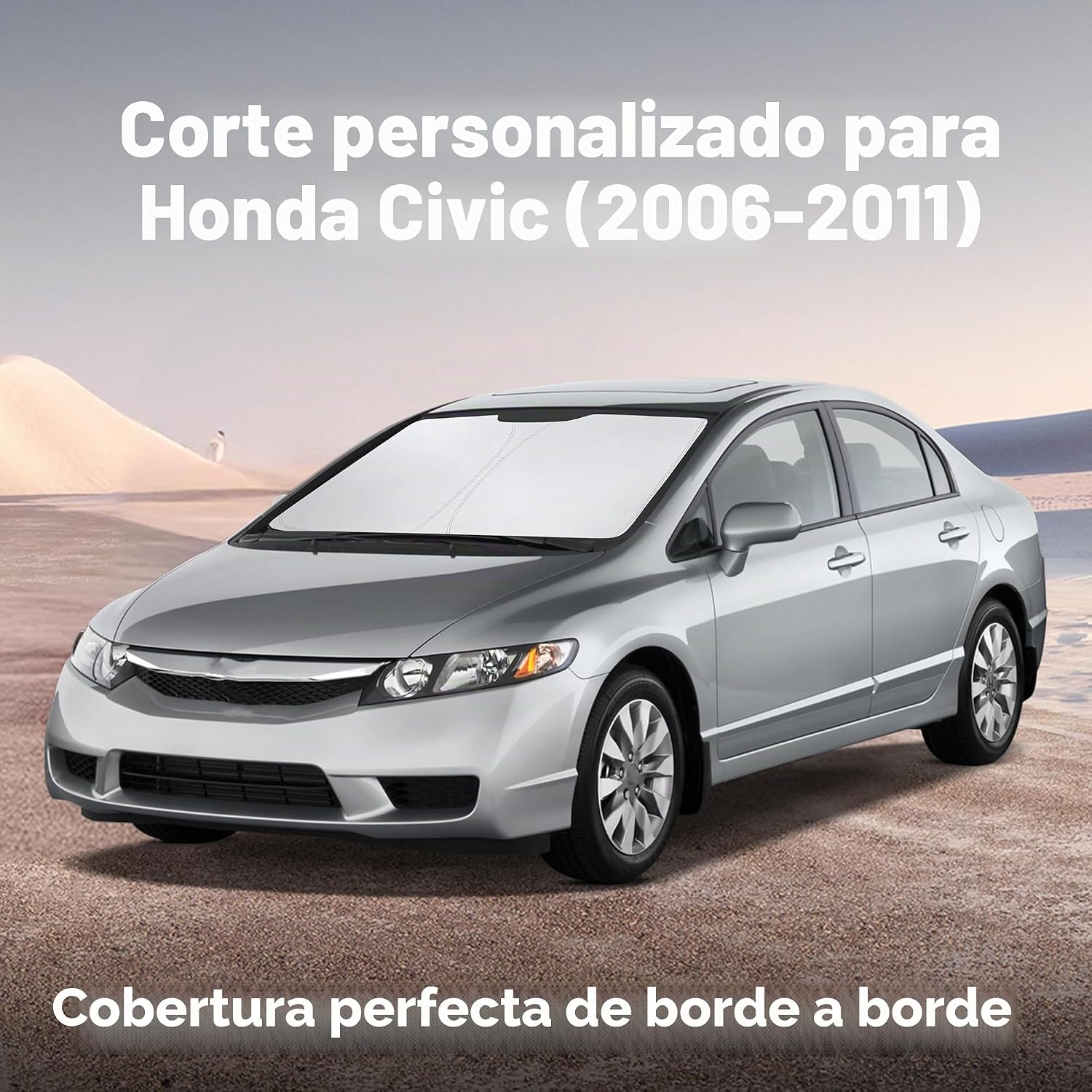 PARASOL PARA PARABRISAS ECONOUR COMPATIBLE CON HONDA CIVIC 2006-2011 - 2