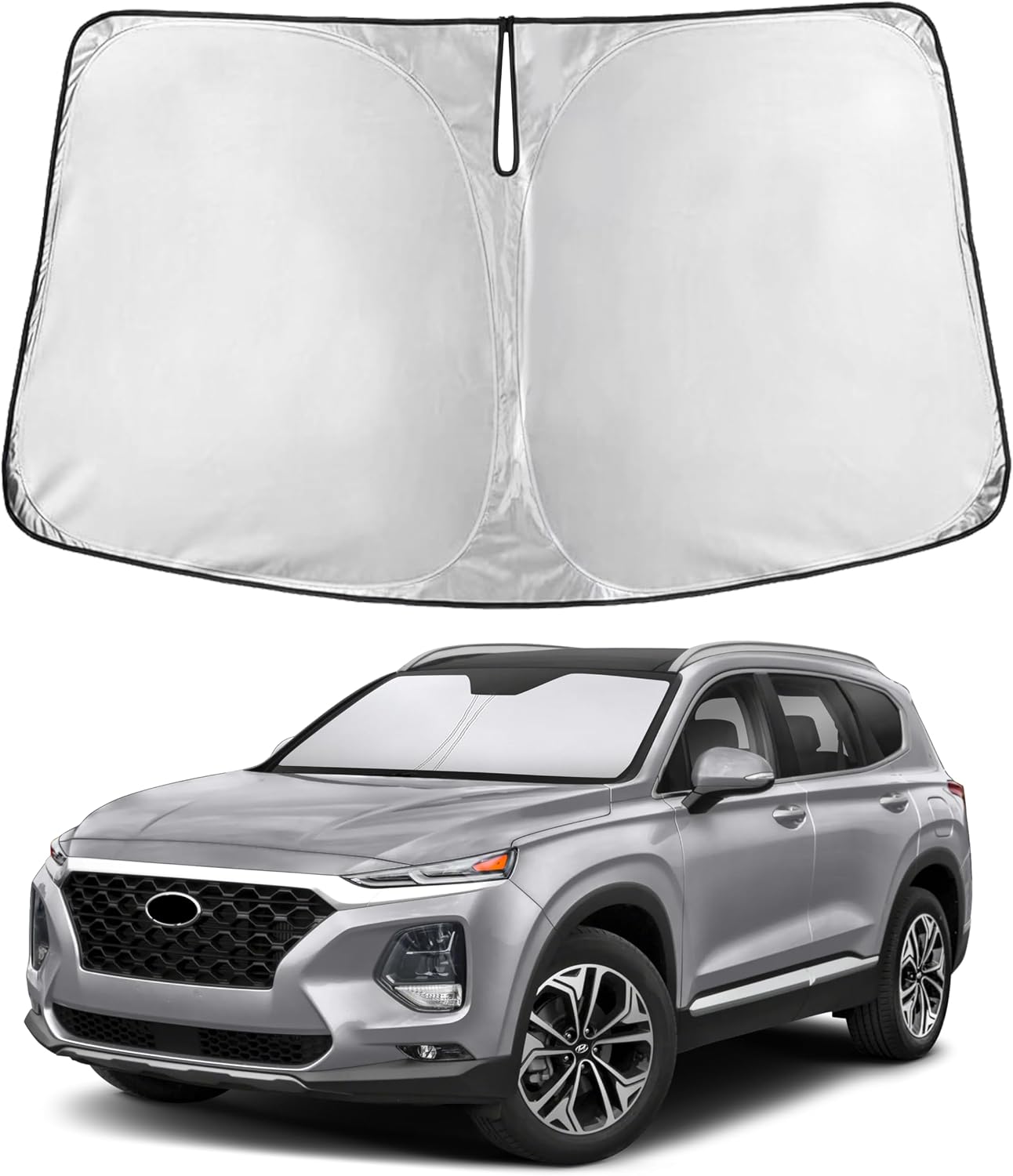 PARASOL PARA PARABRISAS ECONOUR COMPATIBLE CON HYUNDAI SANTA FE 2013-2018 - 1