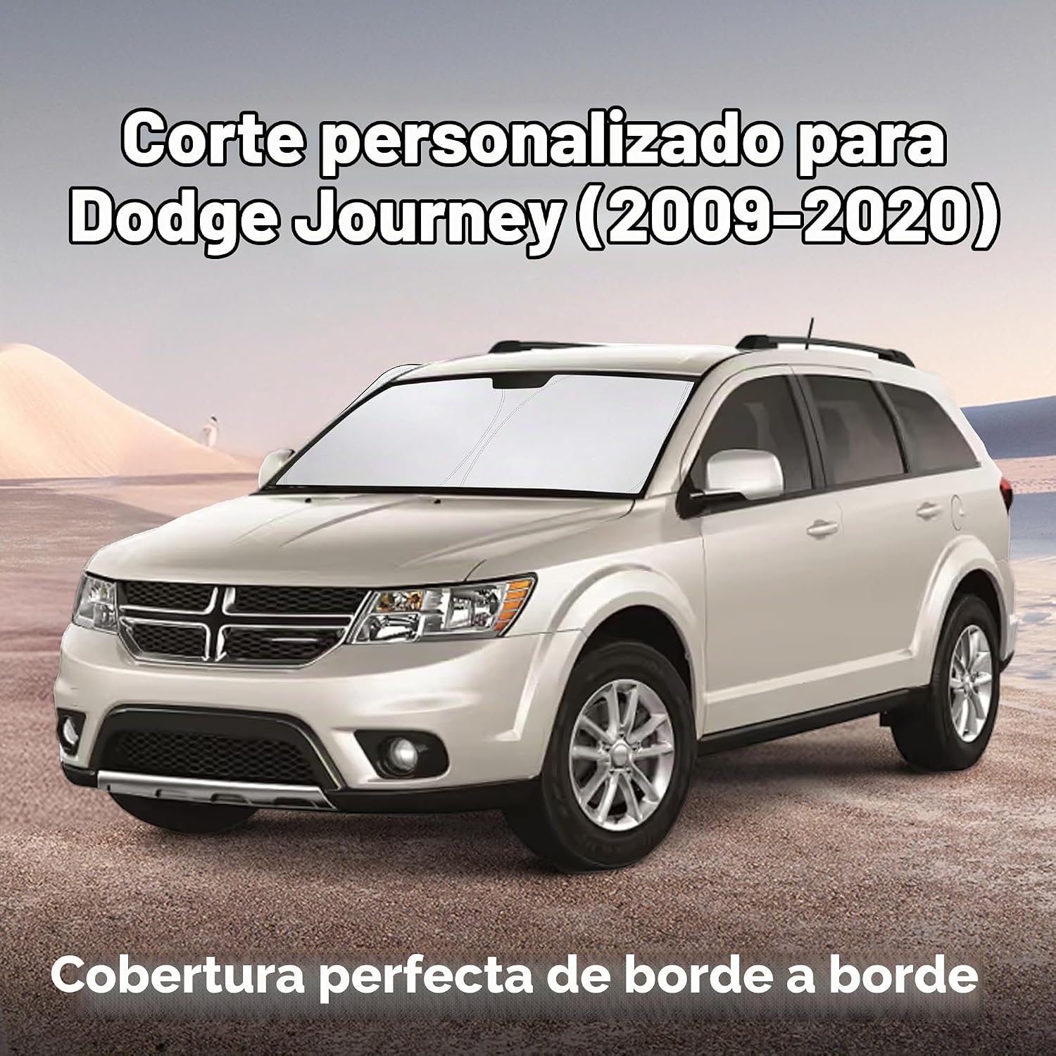 PARASOL PARA PARABRISAS ECONOUR COMPATIBLE CON DODGE JOURNEY 2009-2020 - 2