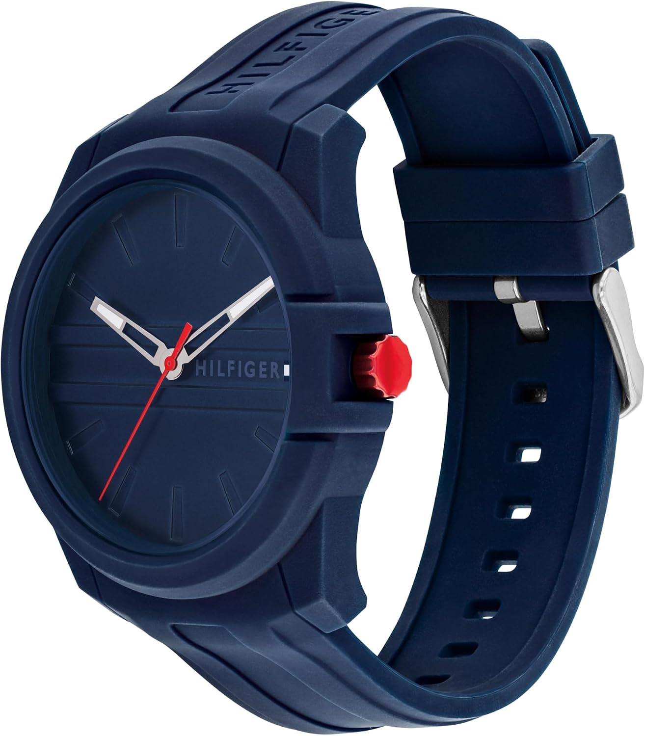 RELOJ DE PULSERA TOMMY HILFIGER PARA HOMBRE 3 AGUJAS CUARZO 44MM CORREA SILICONA - 2