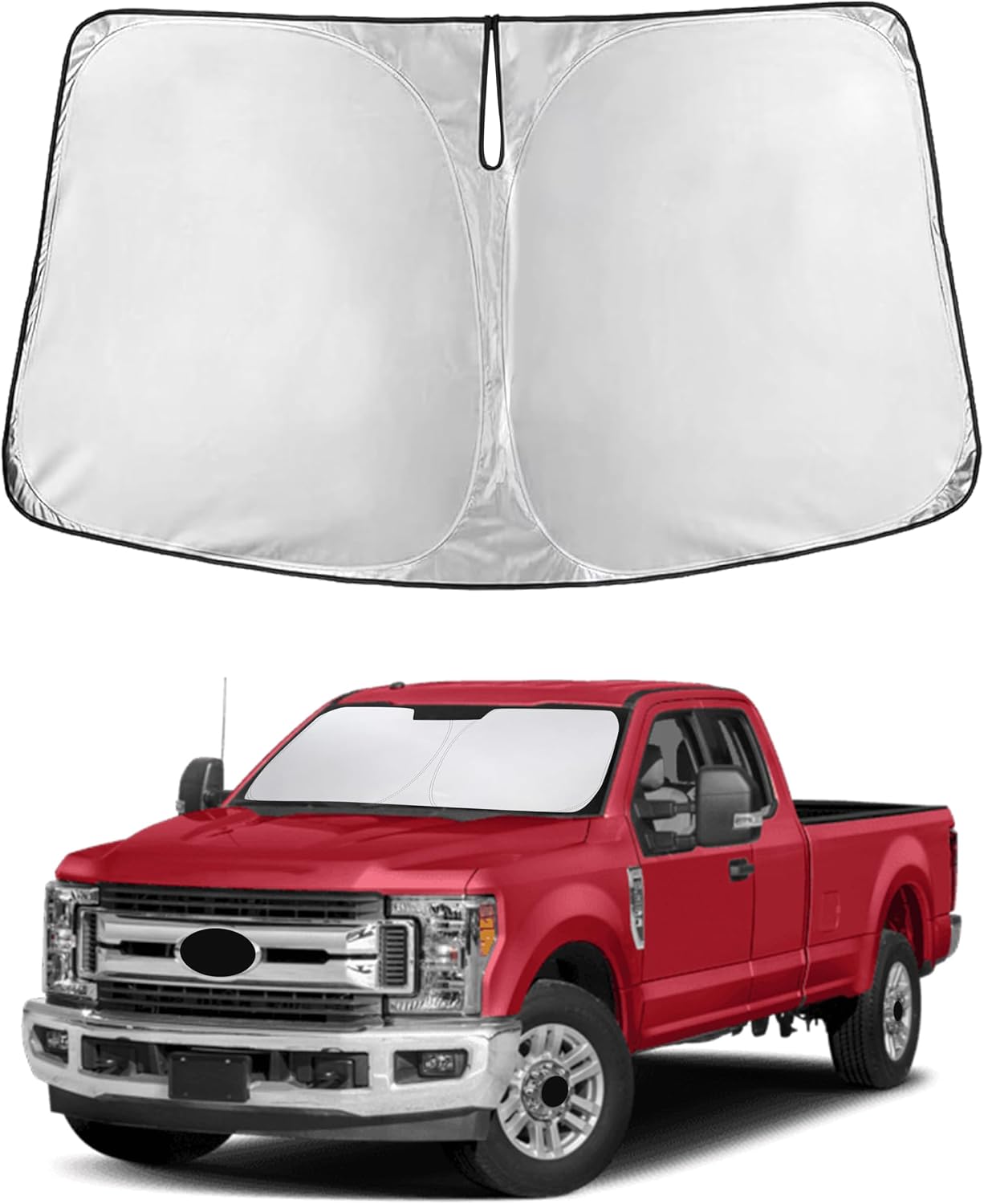 PARASOL PARA PARABRISAS ECONOUR COMPATIBLE CON FORD F-250 F-350 2008-2016 - 1