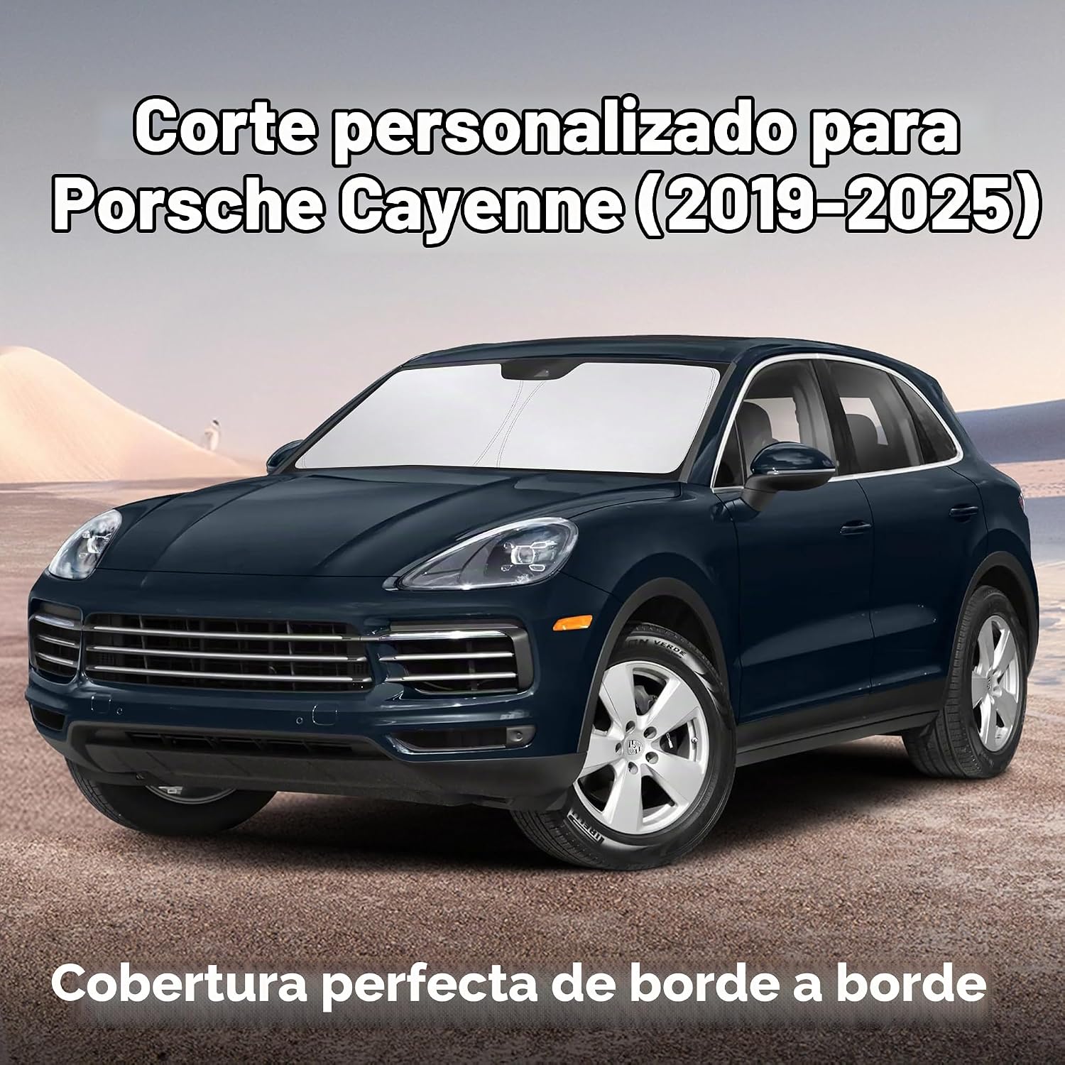 PARASOL PARA PARABRISAS ECONOUR COMPATIBLE CON PORSCHE CAYENNE 2019-2025 - 2