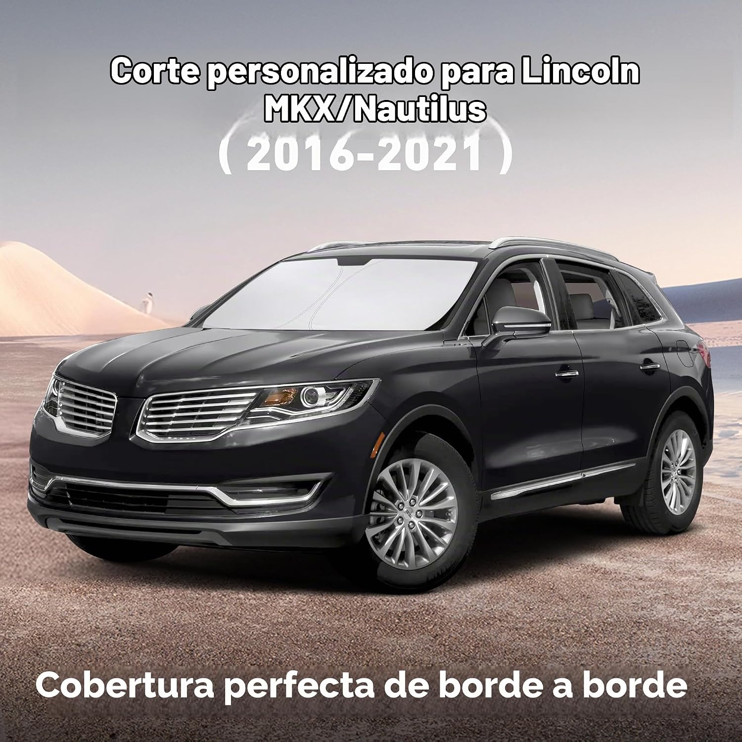 PARASOL PARA PARABRISAS ECONOUR COMPATIBLE CON LINCOLN MKX/NAUTILUS 2016-2021 - 2