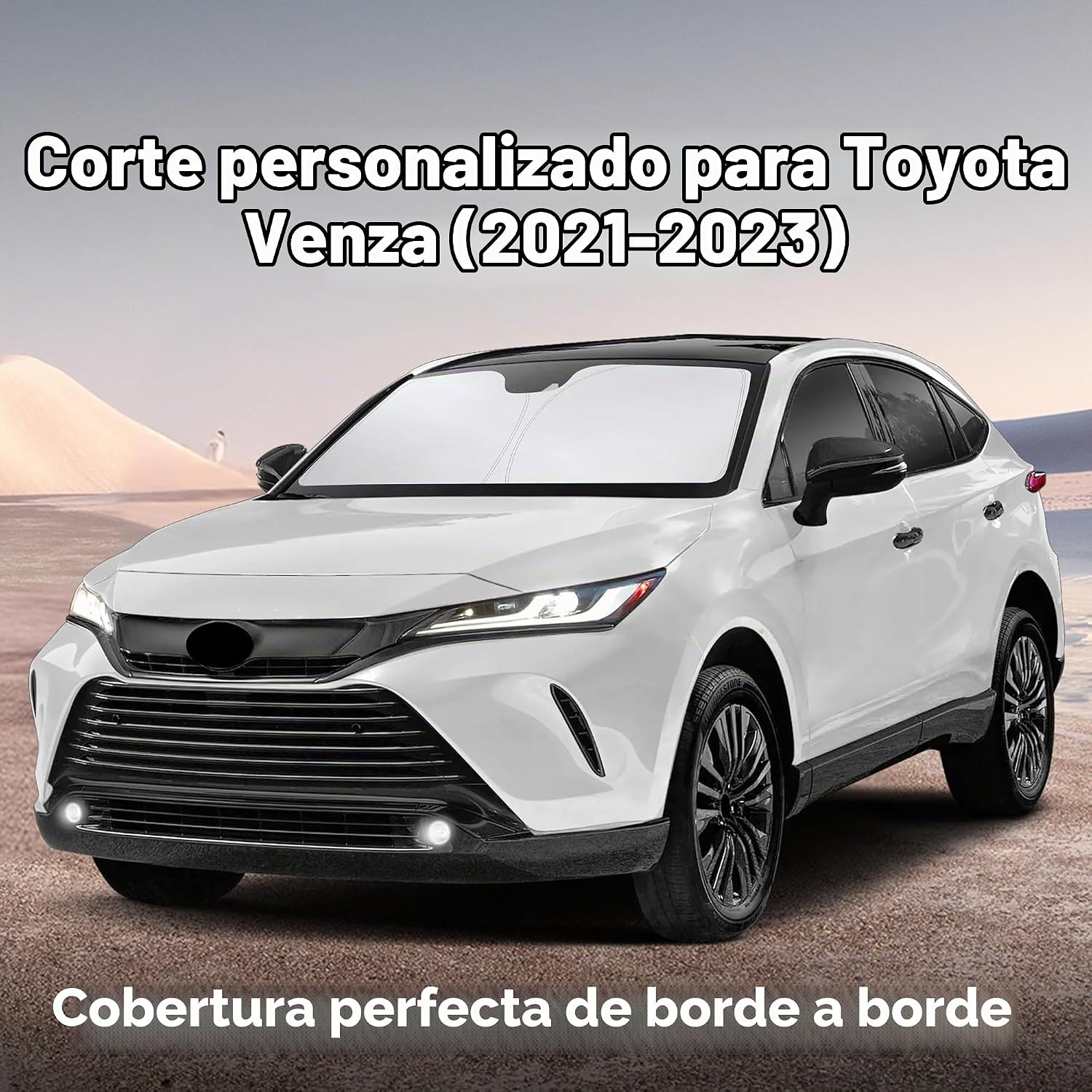 PARASOL PARA PARABRISAS ECONOUR COMPATIBLE CON TOYOTA VENZA 2021-2024 - 2