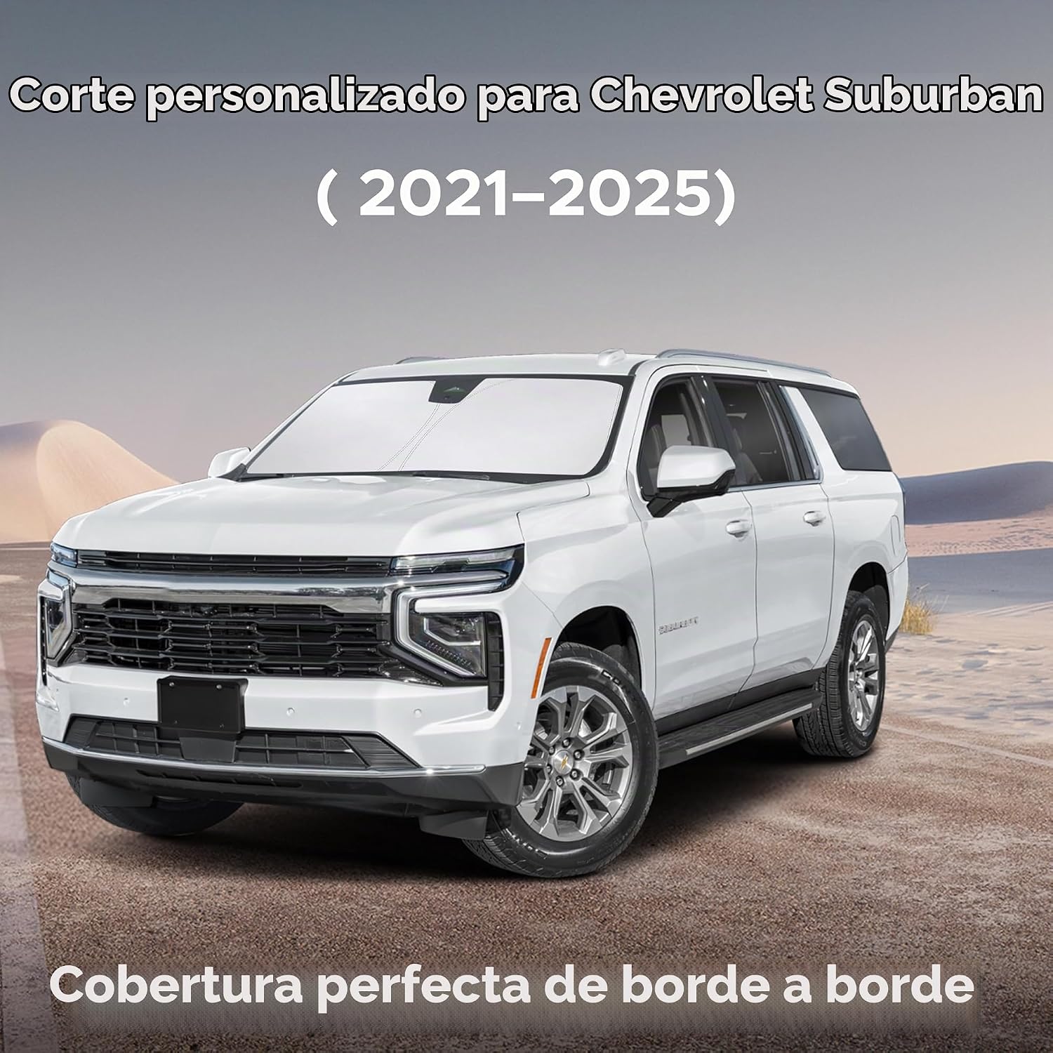 PARASOL PARA PARABRISAS ECONOUR COMPATIBLE CON CHEVROLET SUBURBAN 2021-2025 - 2