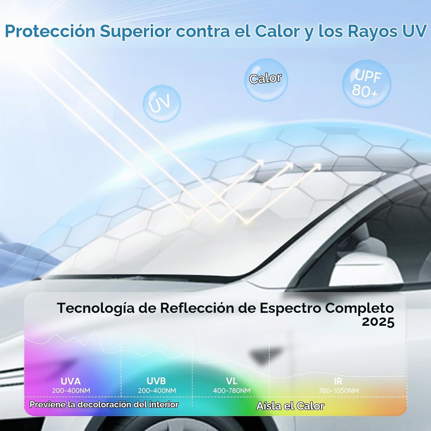PARASOL PARA PARABRISAS KUST AJUSTABLE PARA VOLVO XC60 2018-2026 - 2