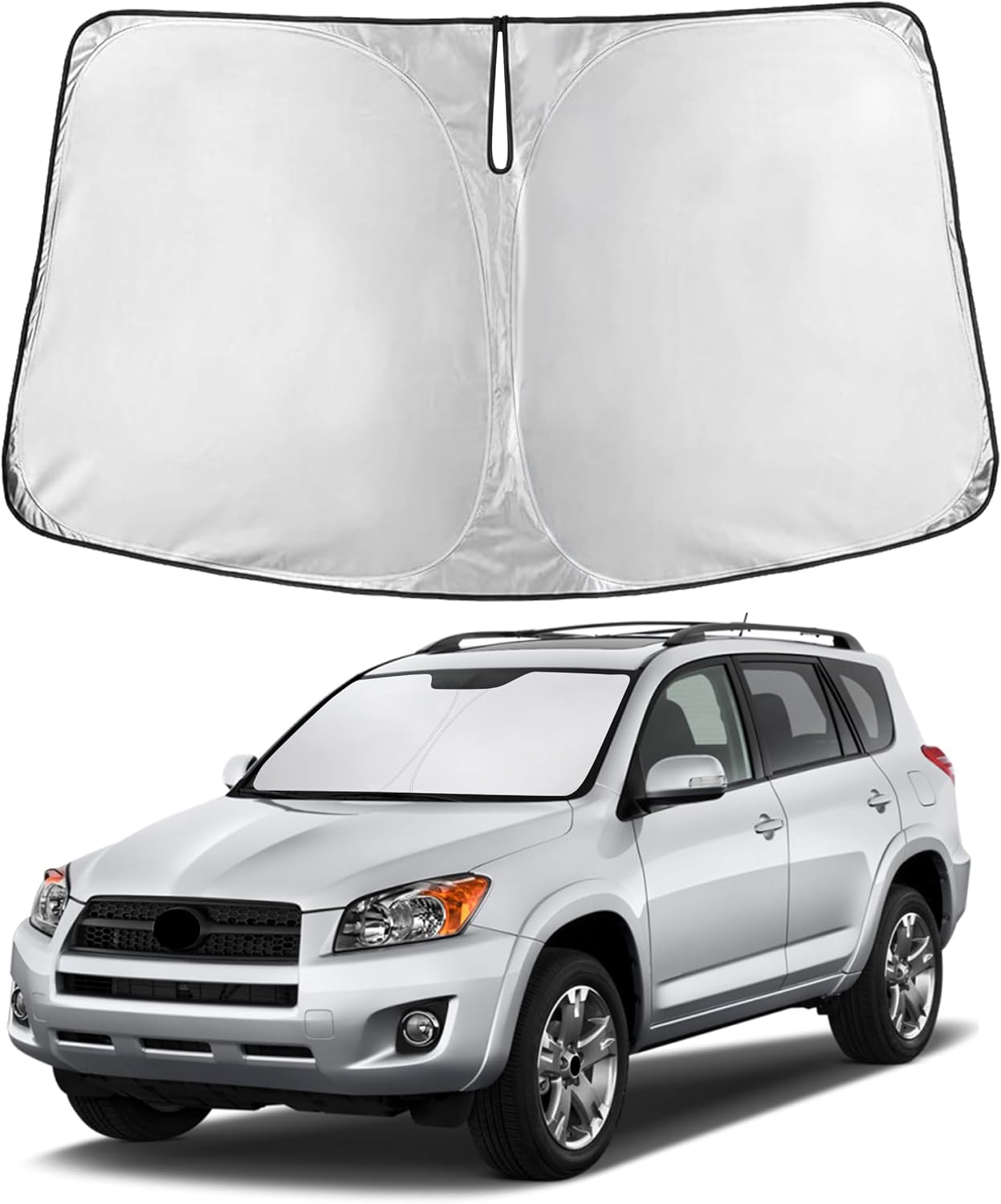 PARASOL PARA PARABRISAS ECONOUR COMPATIBLE CON TOYOTA RAV4 2006-2012 - 1