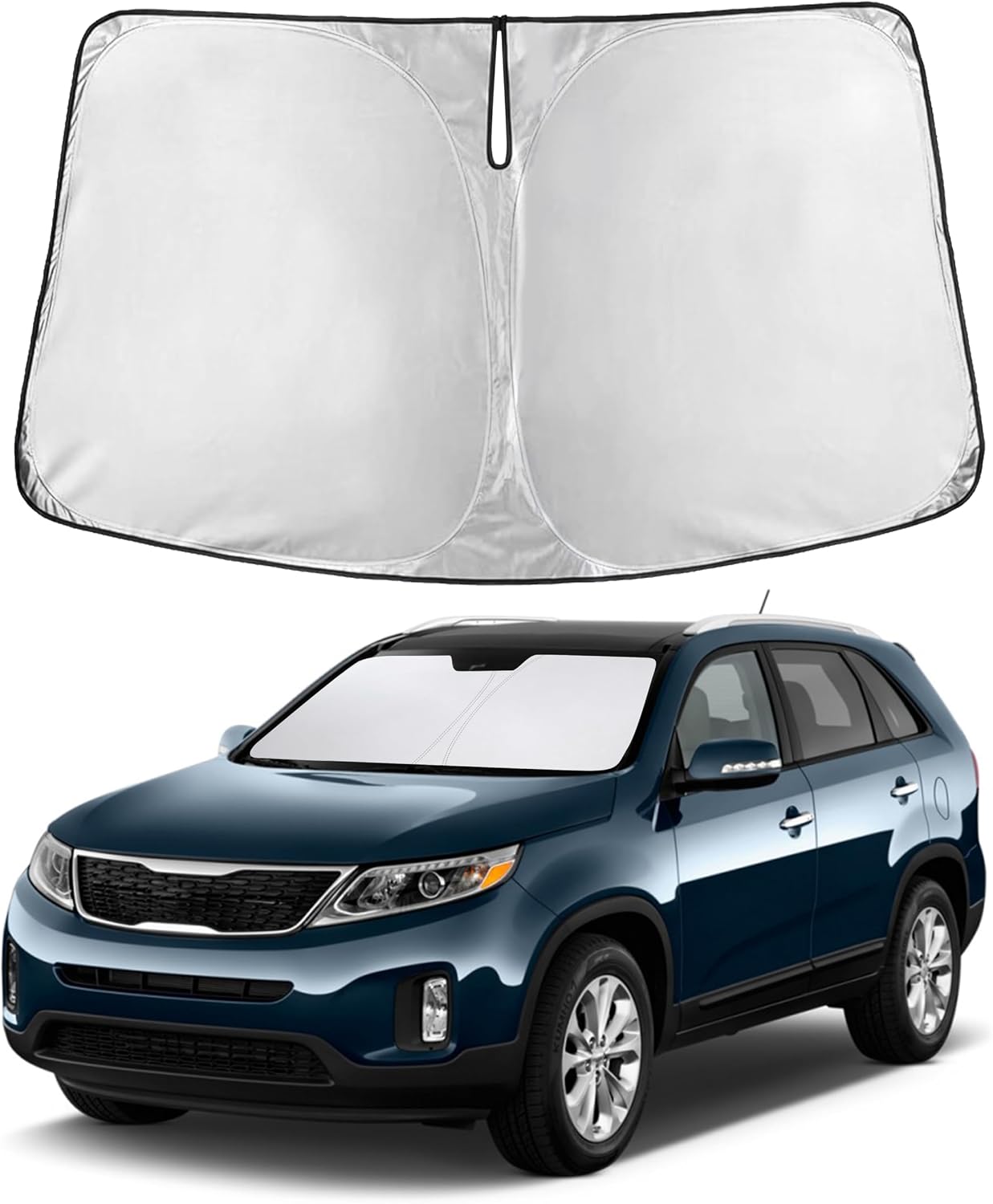 PARASOL PARA PARABRISAS ECONOUR COMPATIBLE CON KIA SORENTO 2011-2015 - 1