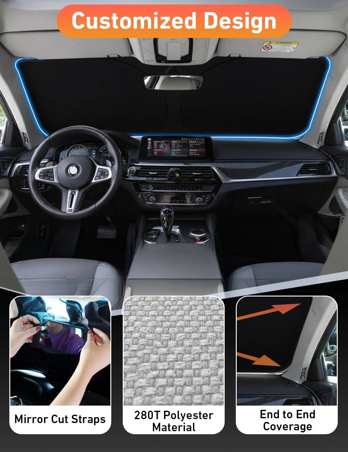 PARASOL PARA PARABRISAS ECONOUR JEEP GRAND CHEROKEE 2011-2026 - 3