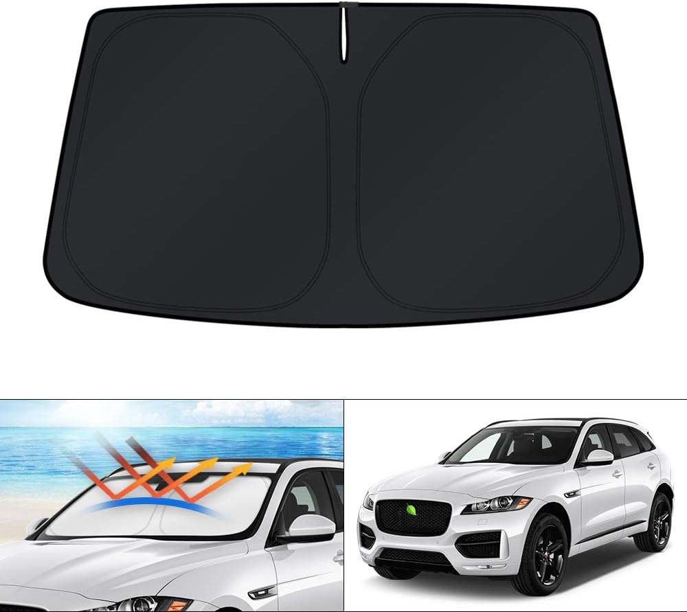 PARASOL PARA PARABRISAS KUST JAGUAR F-PACE 2016-2024 PLEGABLE REFLECTANTE - 1