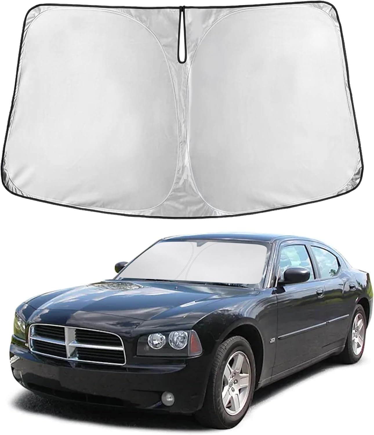 PARASOL PARA PARABRISAS ECONOUR COMPATIBLE CON DODGE CHARGER 2006-2010 - 1