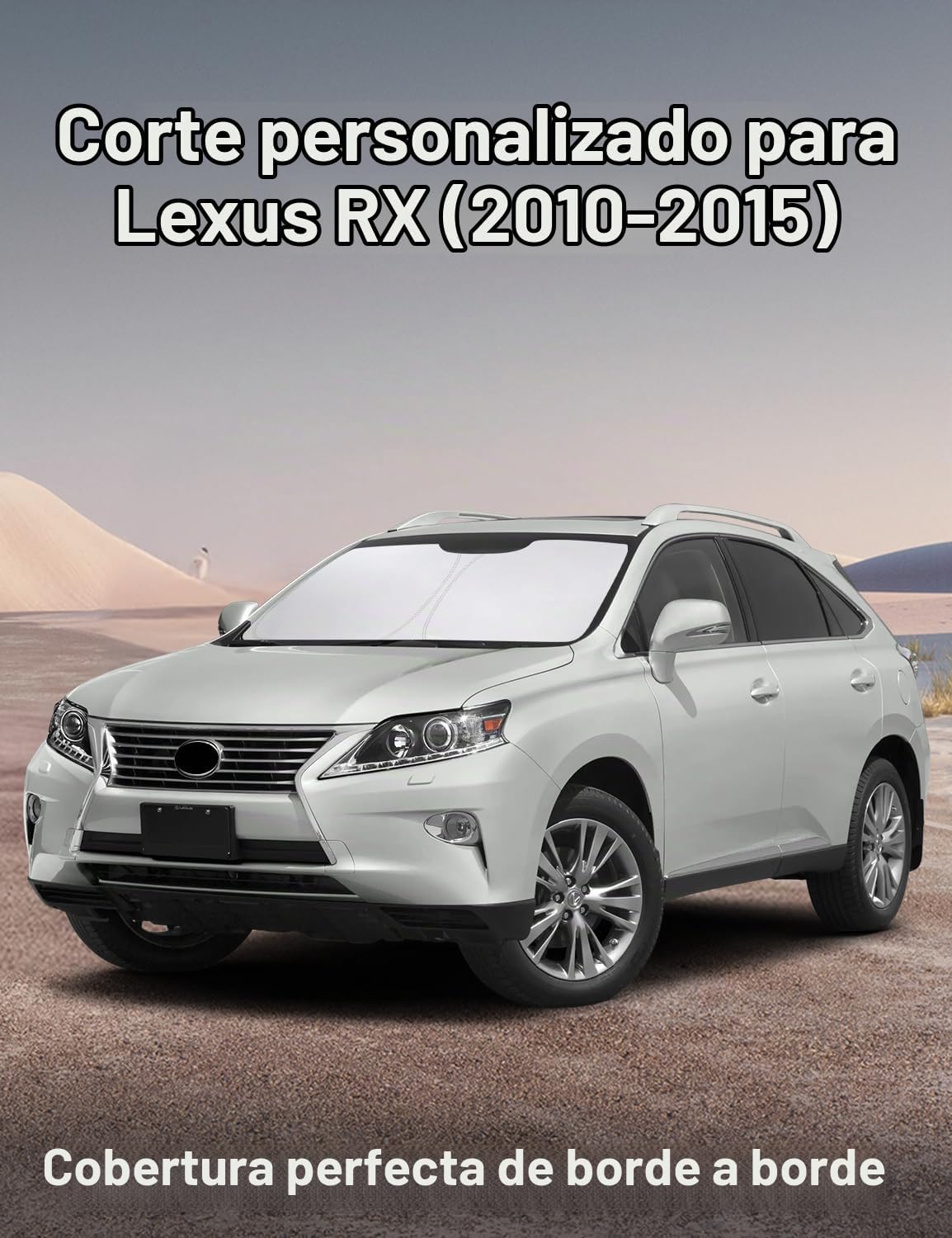 PARASOL PARA PARABRISAS ECONOUR COMPATIBLE CON LEXUS RX 2010-2015 - 2