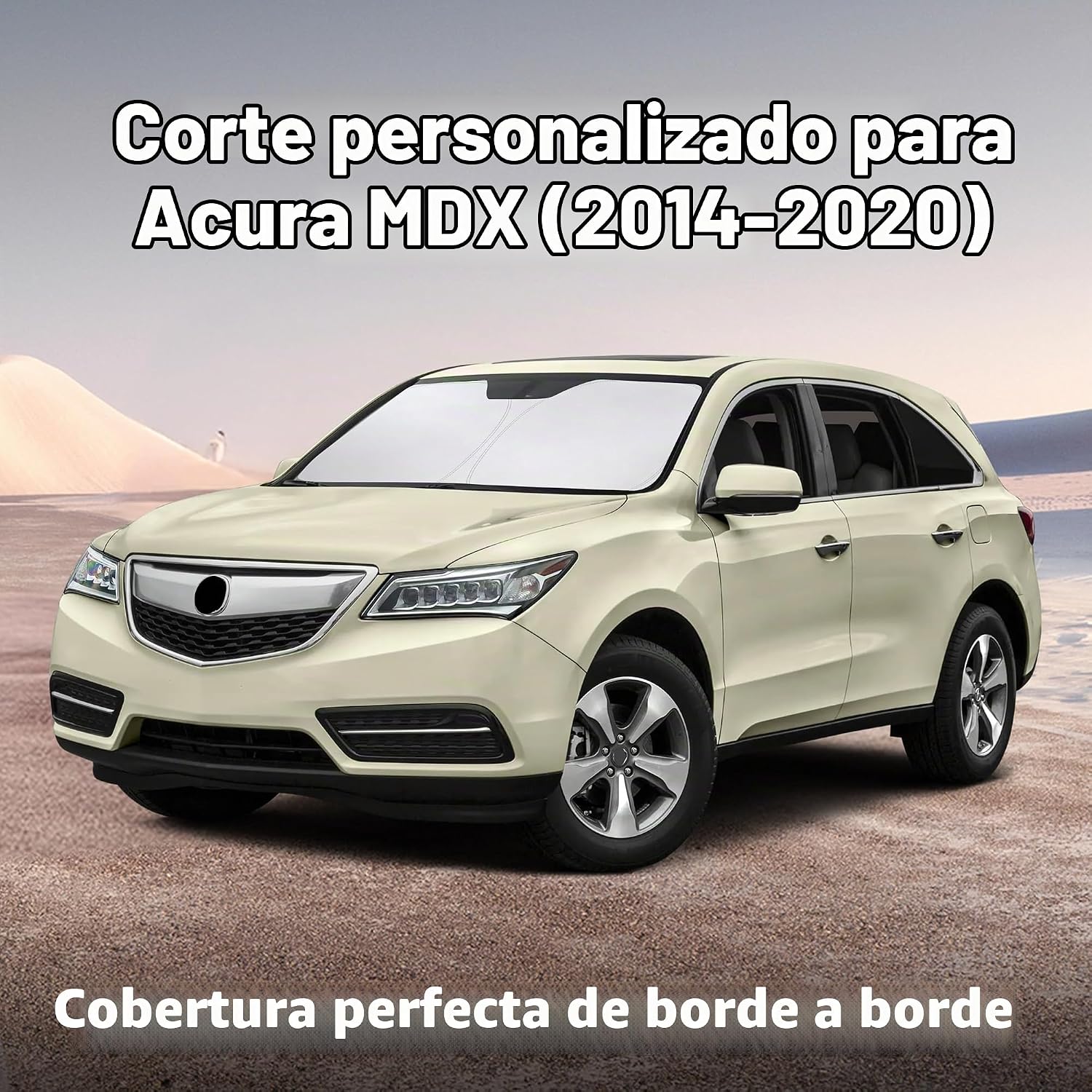 PARASOL PARA PARABRISAS ECONOUR COMPATIBLE CON ACURA MDX 2014-2020 - 2