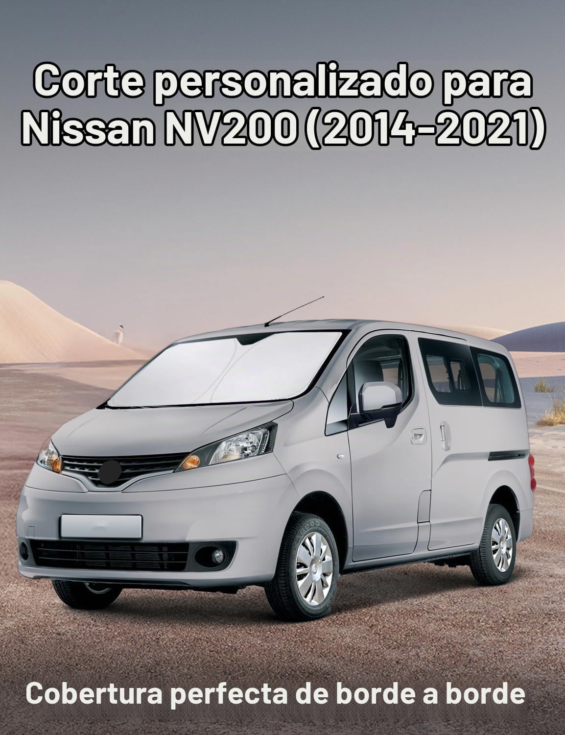PARASOL PARA PARABRISAS ECONOUR COMPATIBLE CON NISSAN NV 200 2014-2021 - 2