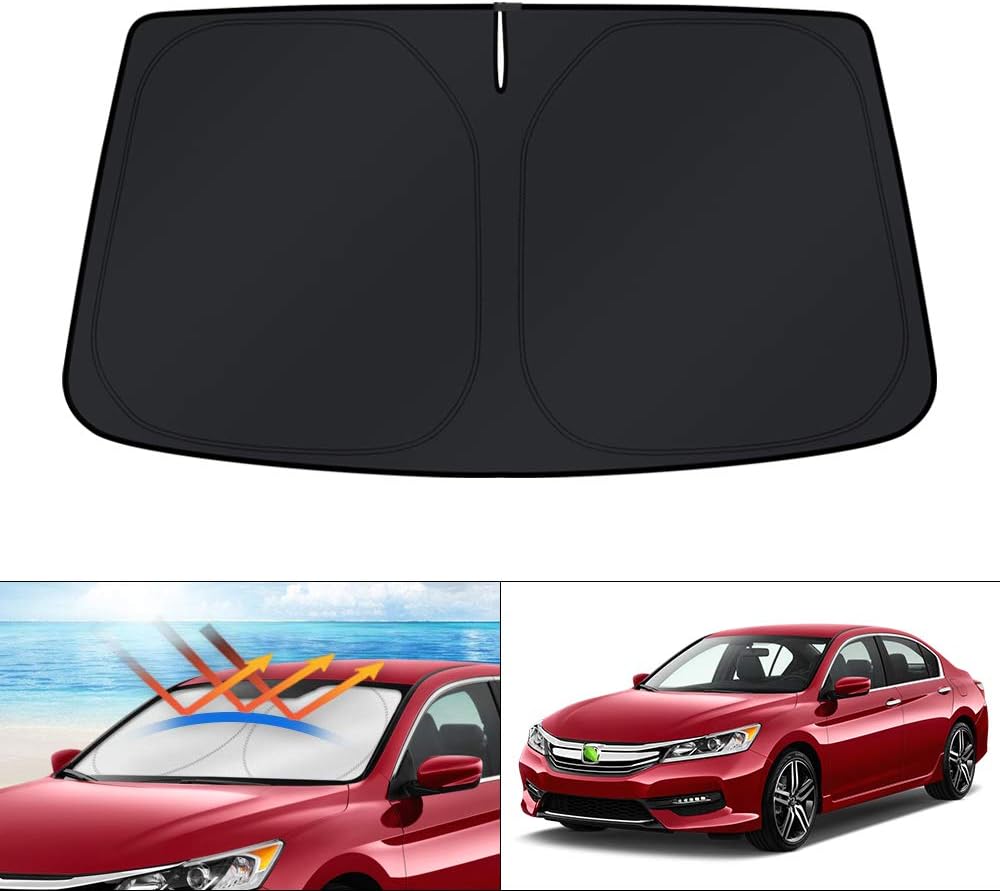 PARASOL PARA PARABRISAS KUST HONDA ACCORD 2013-2017 PLEGABLE PROTECCIÓN UV - 1