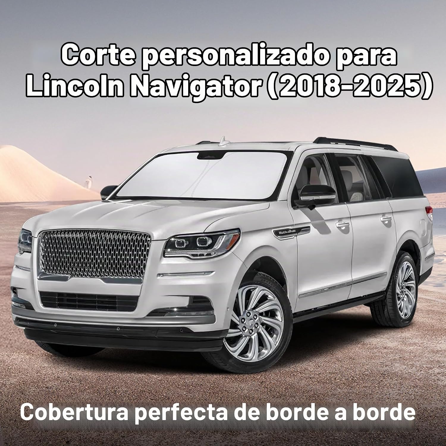 PARASOL PARA PARABRISAS ECONOUR COMPATIBLE CON LINCOLN NAVIGATOR 2018-2025 - 2