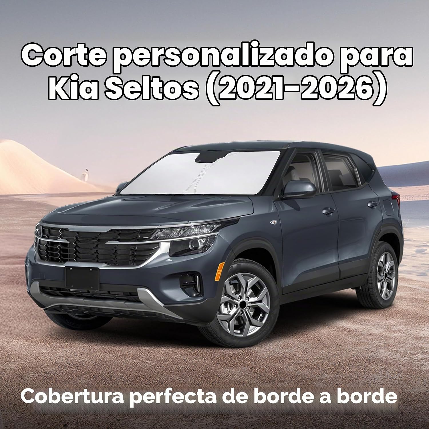 PARASOL PARA PARABRISAS ECONOUR COMPATIBLE CON KIA SELTOS 2021-2026 - 2