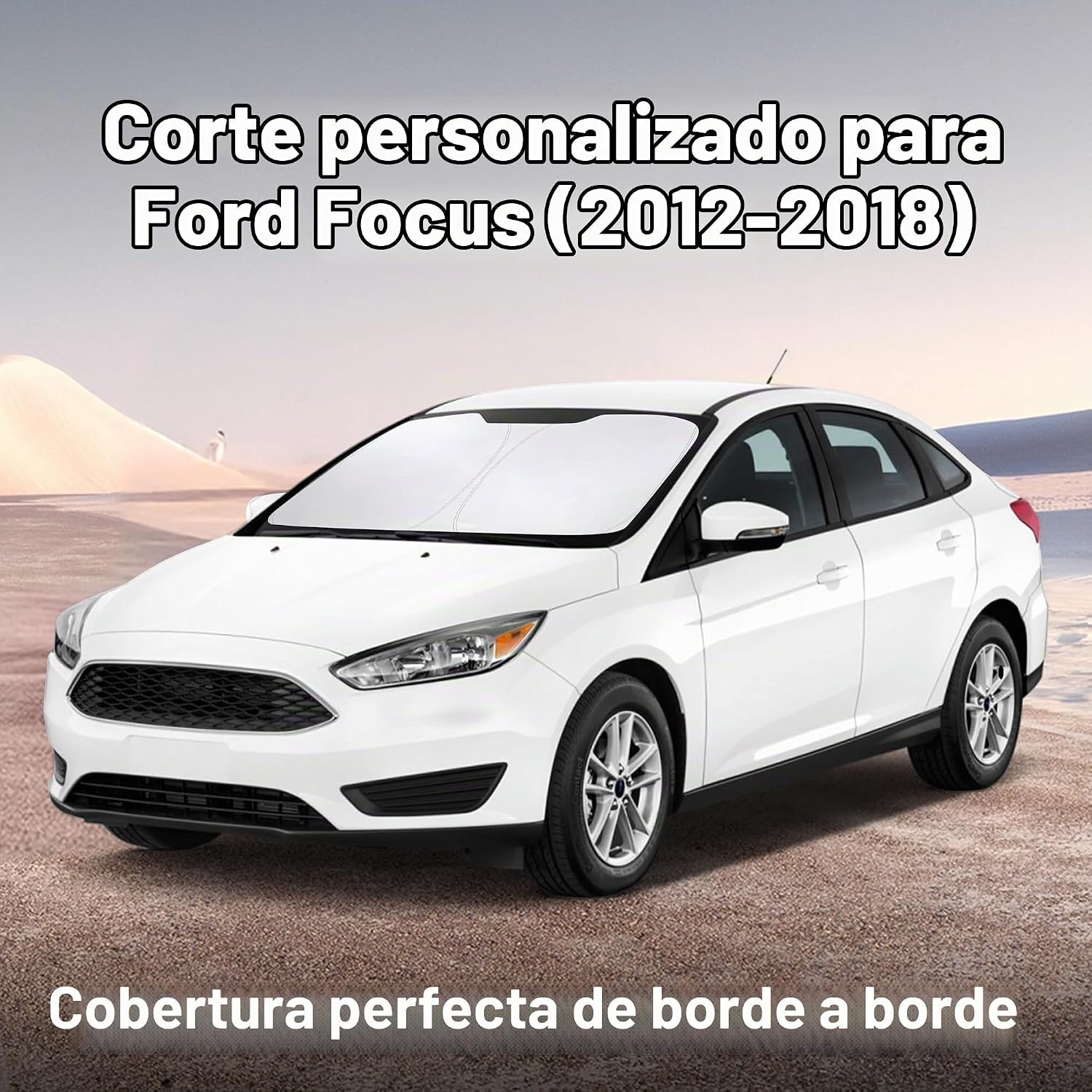 PARASOL PARA PARABRISAS ECONOUR COMPATIBLE CON FORD FOCUS 2012-2018 - 2