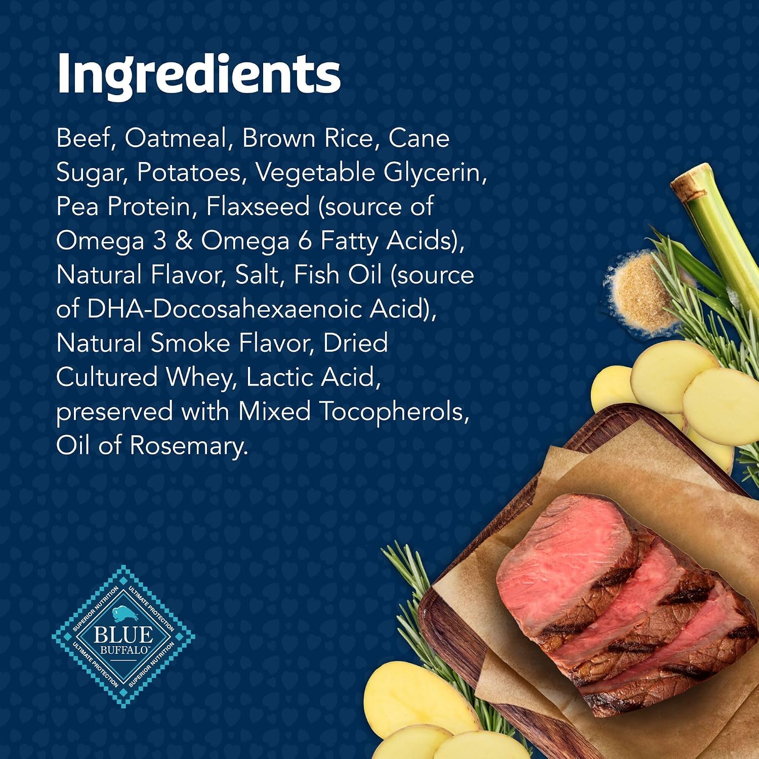 SNACKS BLUE BUFFALO BITS CARNE DE RES PARA PERROS, 12 UNIDADES DE 1 OZ - 5