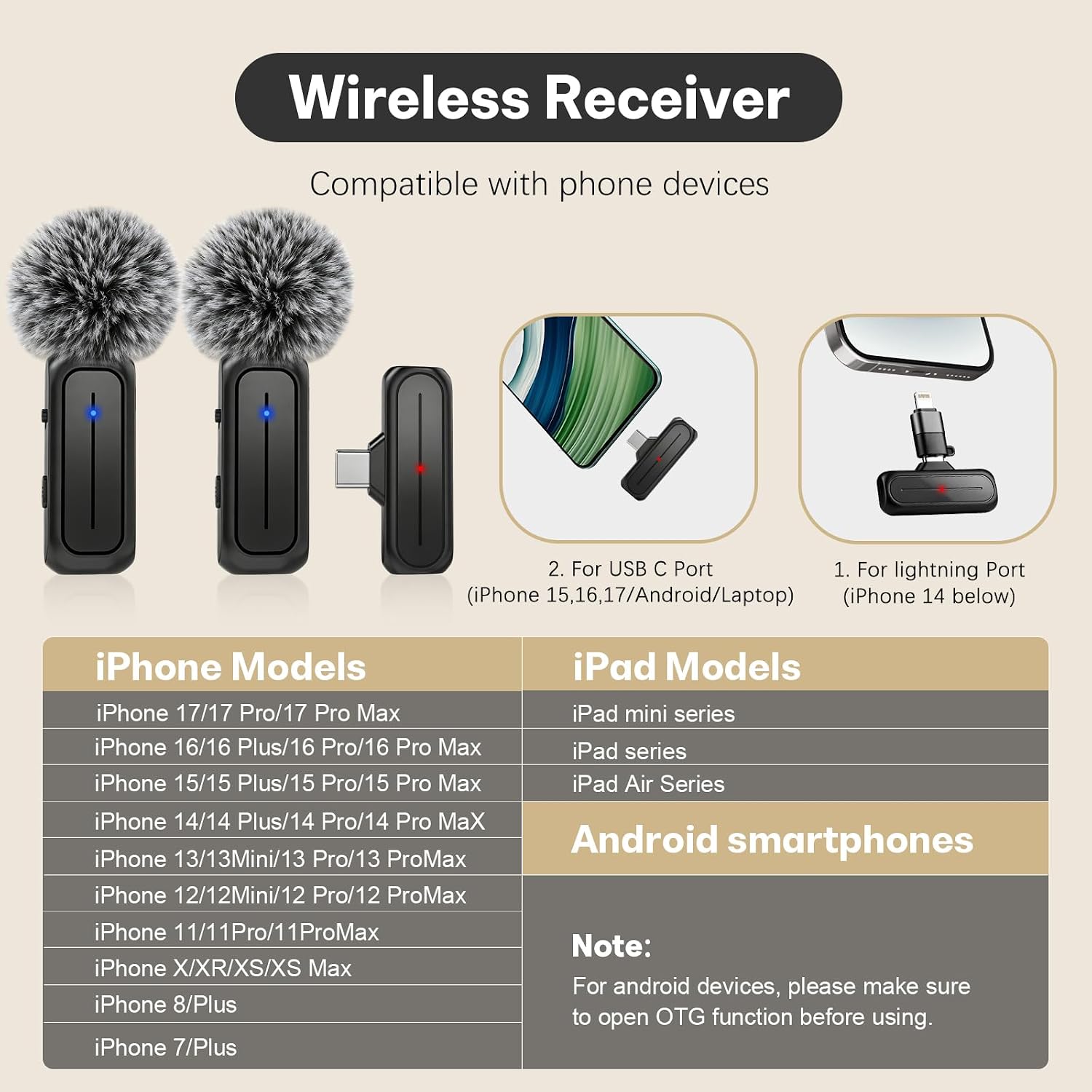 MICRÓFONO INALÁMBRICO MAYBESTA CON ESTUCHE DE CARGA PARA IPHONE Y ANDROID - 2