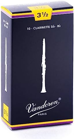CAÑAS VANDOREN CR1035 PARA CLARINETE BB TRADICIONALES FUERZA 3.5 CAJA DE 10 - 4