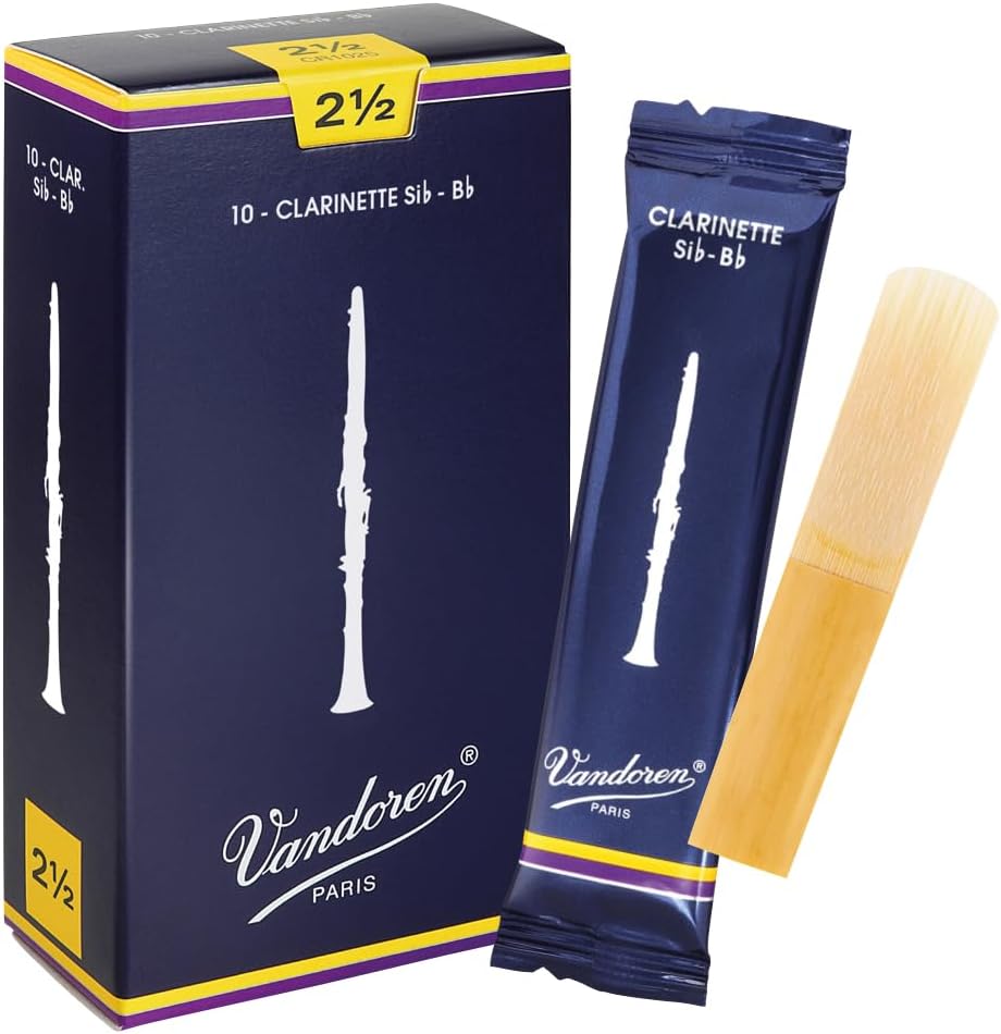 CAÑAS VANDOREN CR1025 PARA CLARINETE SIB TRADICIONALES FUERZA 2.5 CAJA DE 10 - 1