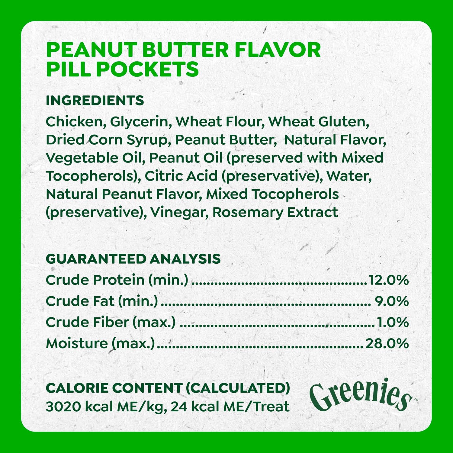 GREENIES PILL POCKETS LARGE SIZE DOG TREATS PEANUT BUTTER 15.8 OZ - 5