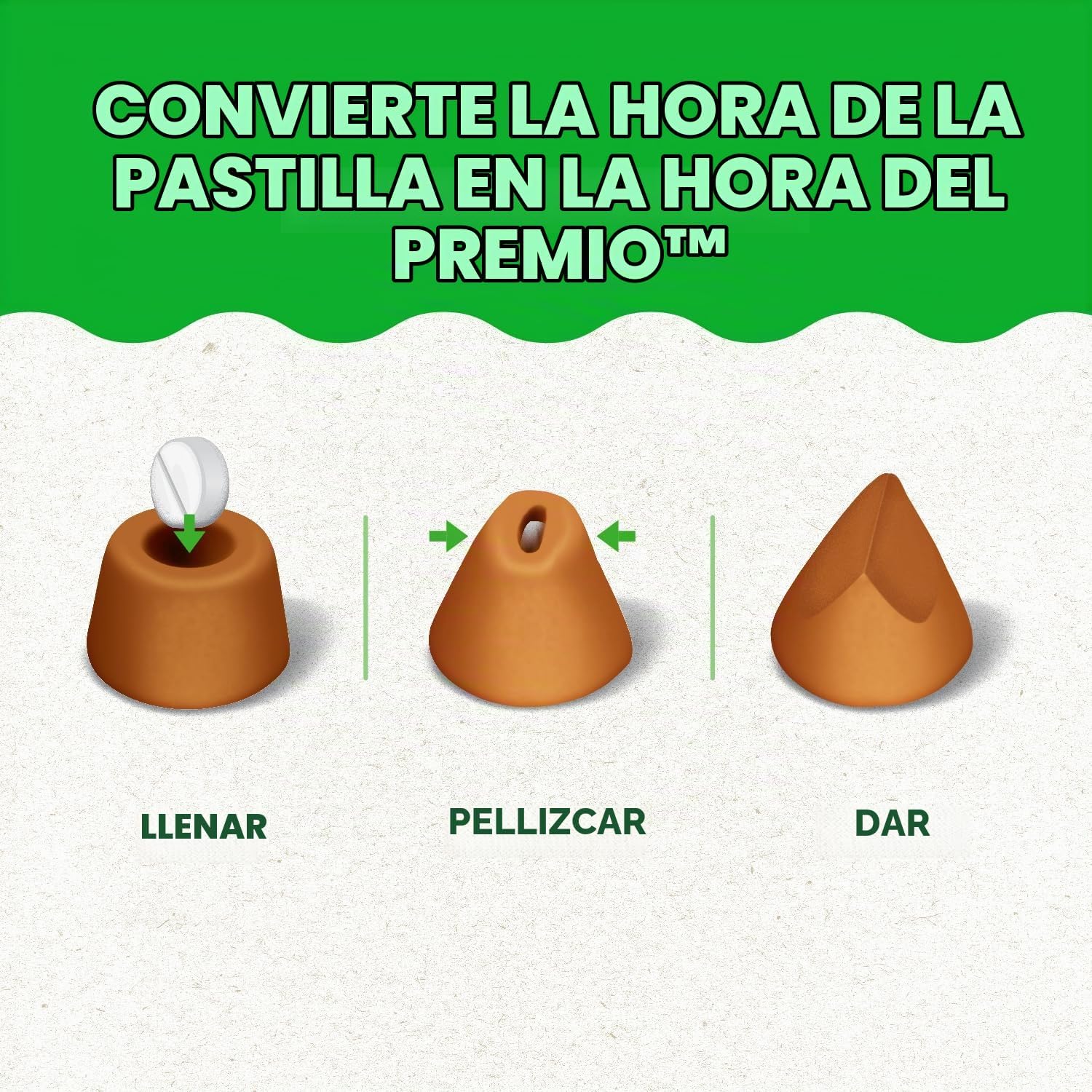GREENIES PILL POCKETS PERROS TAMAÑO GRANDE SABOR POLLO 7.9 OZ PACK 6 - 3