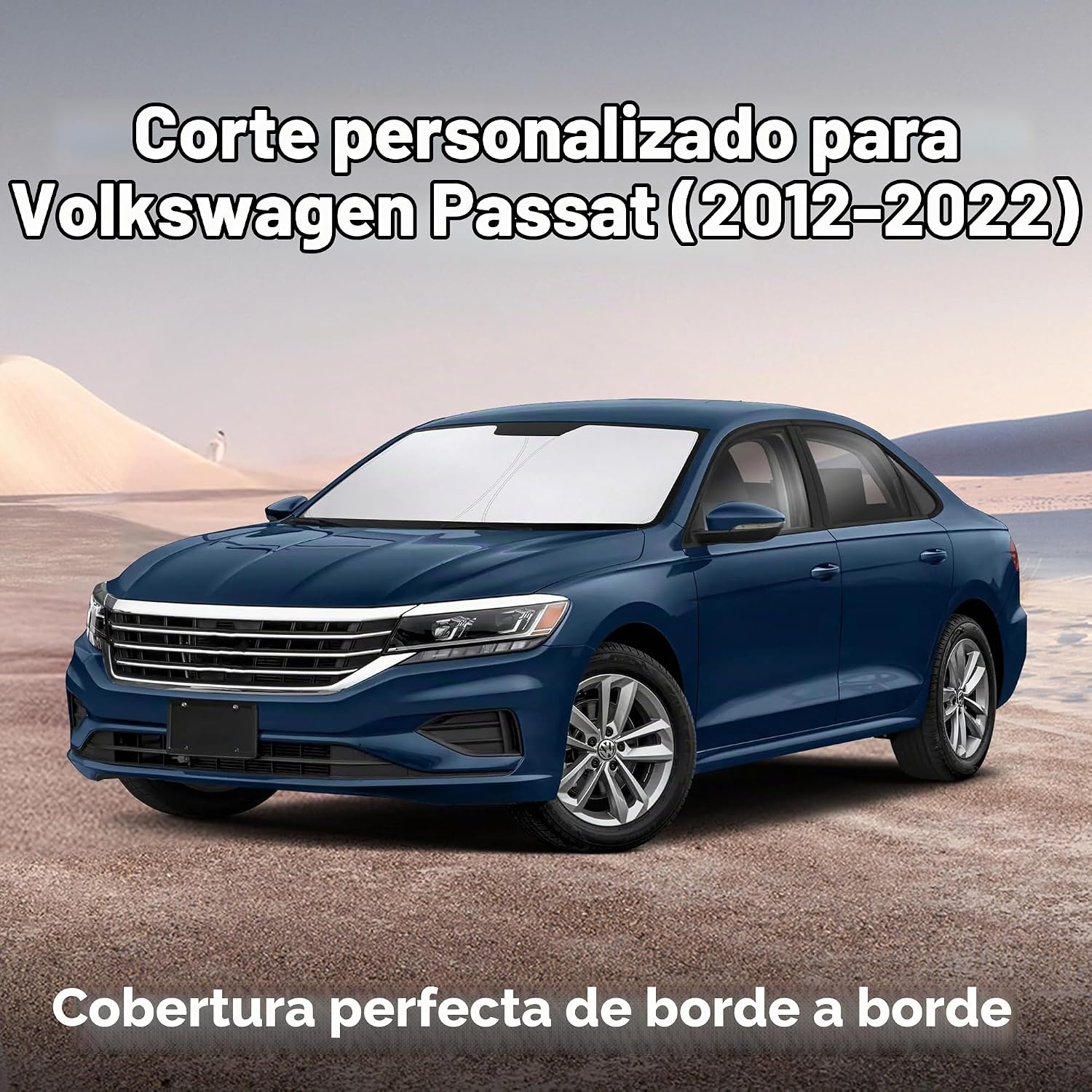 PARASOL PARA PARABRISAS ECONOUR COMPATIBLE CON VOLKSWAGEN PASSAT 2012-2022 - 2