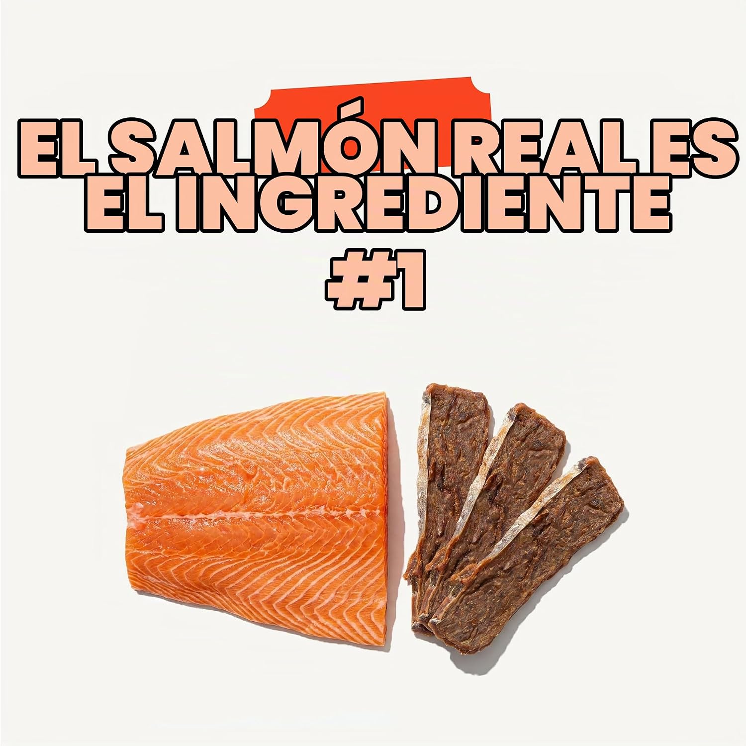 SNACK PUR LUV SALMON JERKY PARA PERROS, SUAVE Y MASTICABLE, 10G DE PROTEÍNA - 3