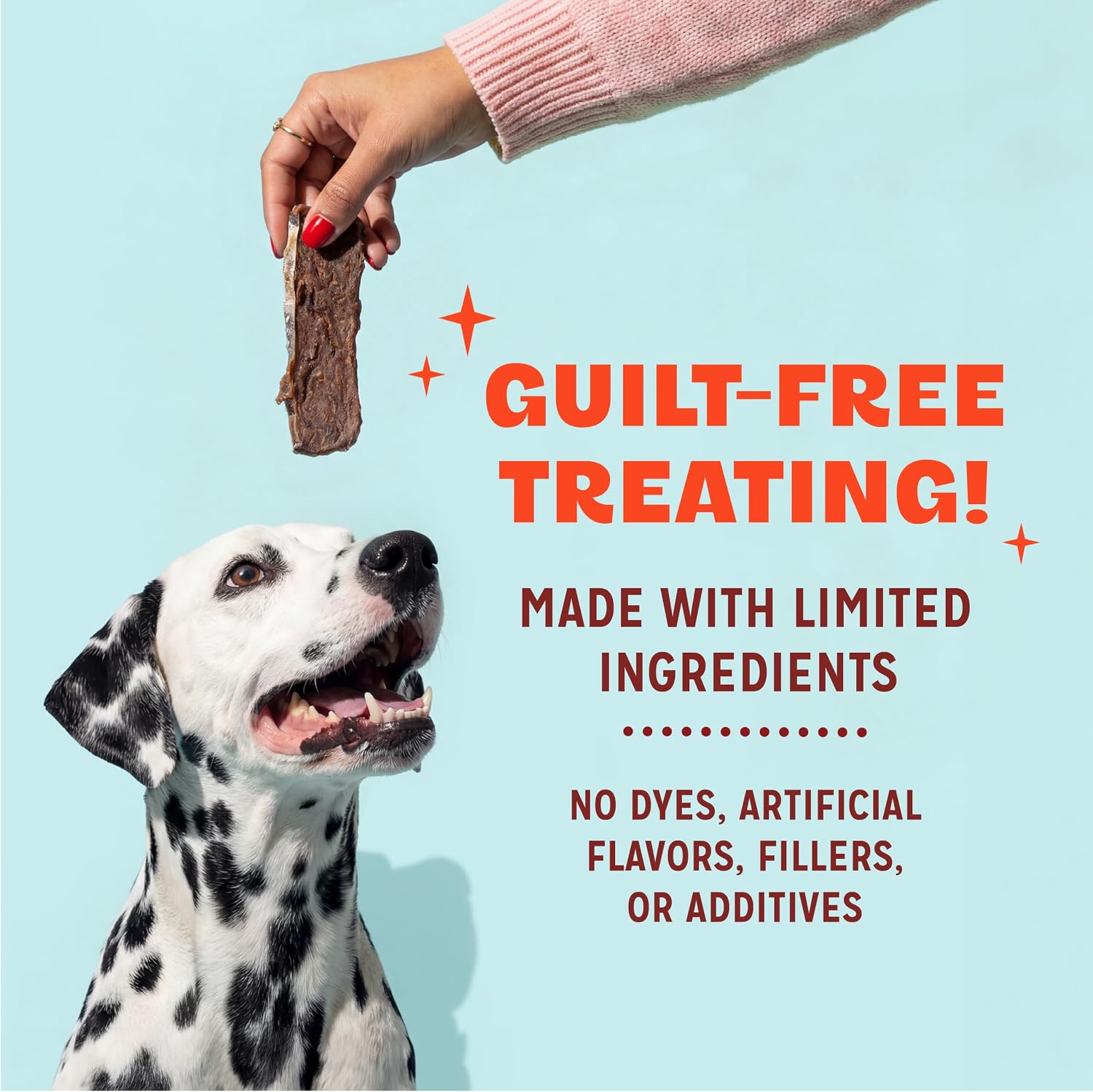 SNACK PUR LUV SALMON JERKY PARA PERROS, SUAVE Y MASTICABLE, 10G DE PROTEÍNA - 4